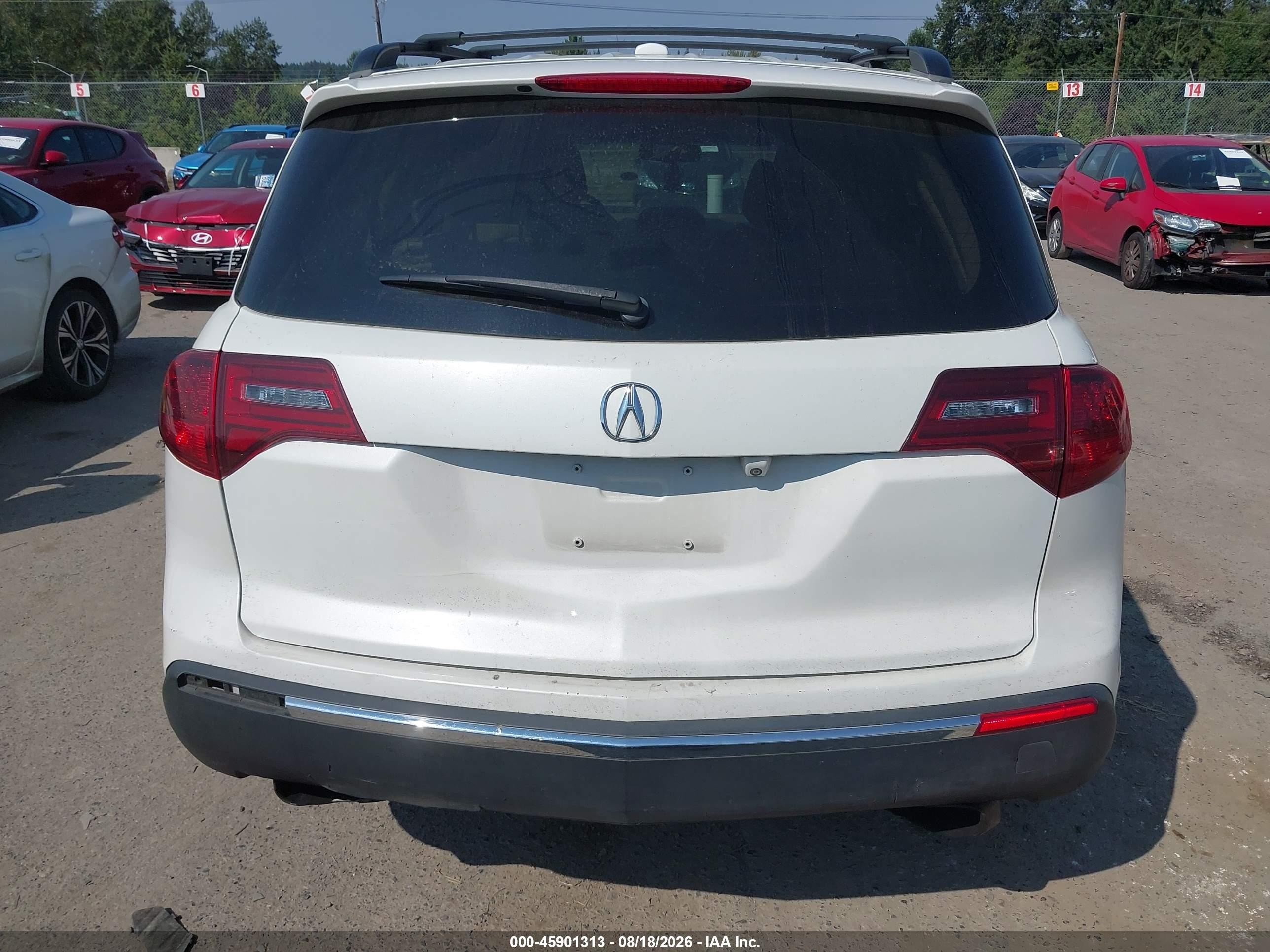 2012 Acura Mdx Technology Package White vin: 2HNYD2H36CH517704