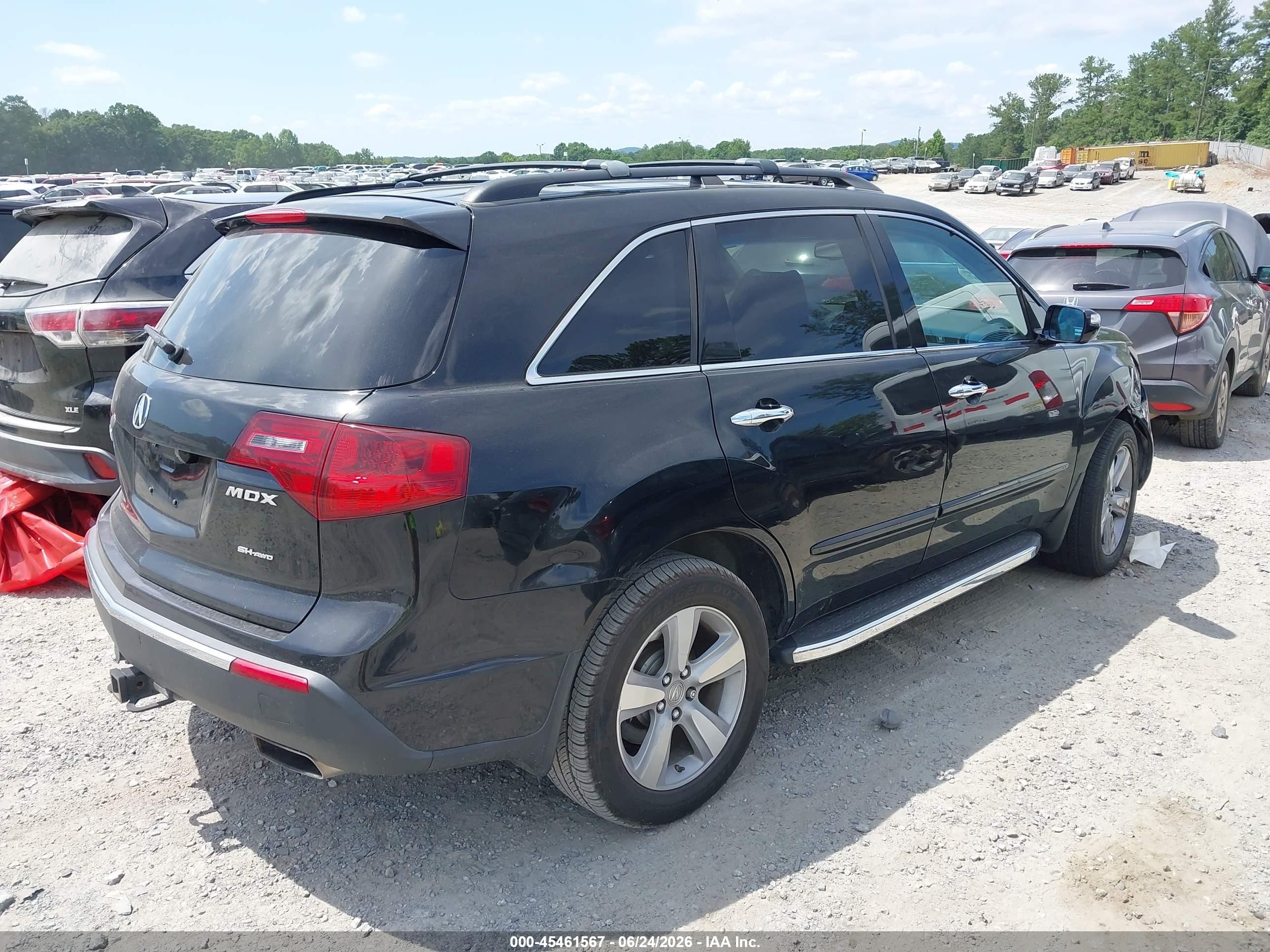 2012 Acura Mdx Technology Package Black vin: 2HNYD2H36CH525236