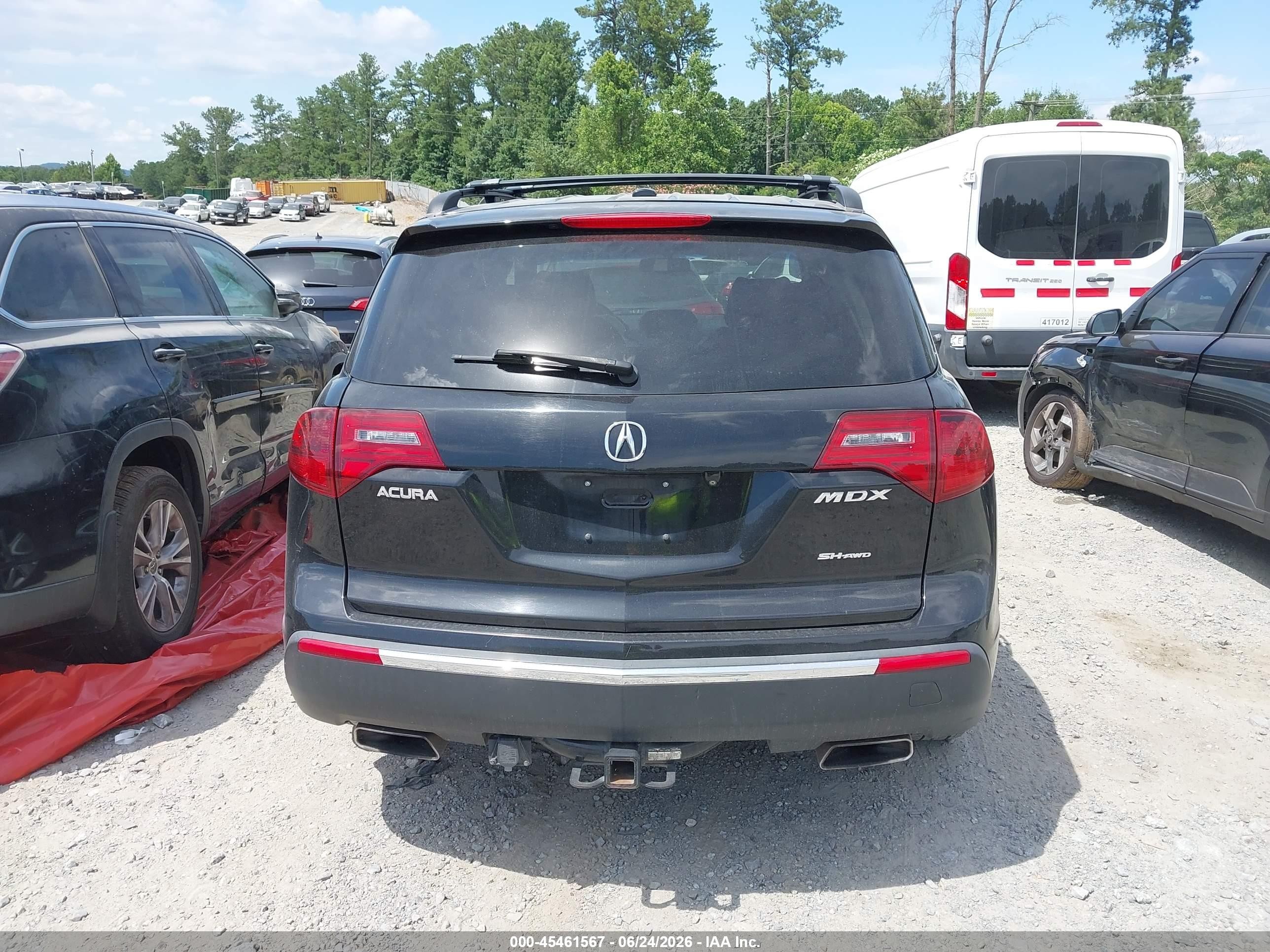 2012 Acura Mdx Technology Package Black vin: 2HNYD2H36CH525236