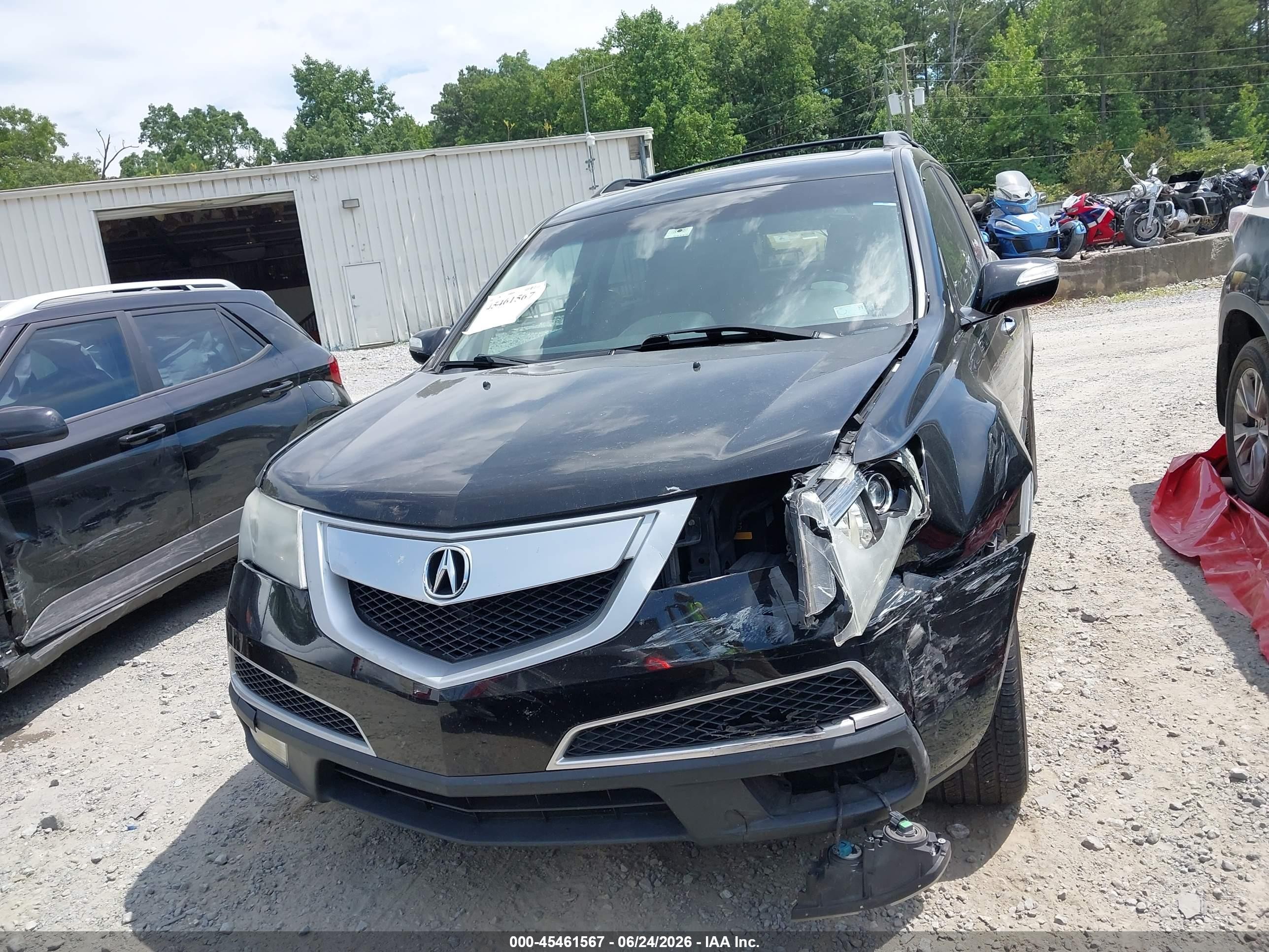2012 Acura Mdx Technology Package Black vin: 2HNYD2H36CH525236