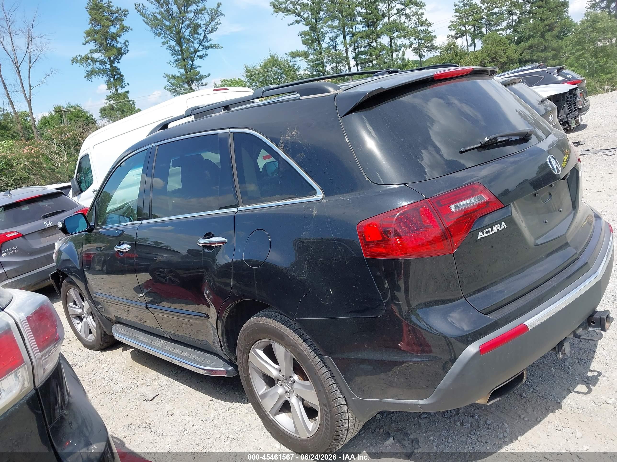2012 Acura Mdx Technology Package Black vin: 2HNYD2H36CH525236