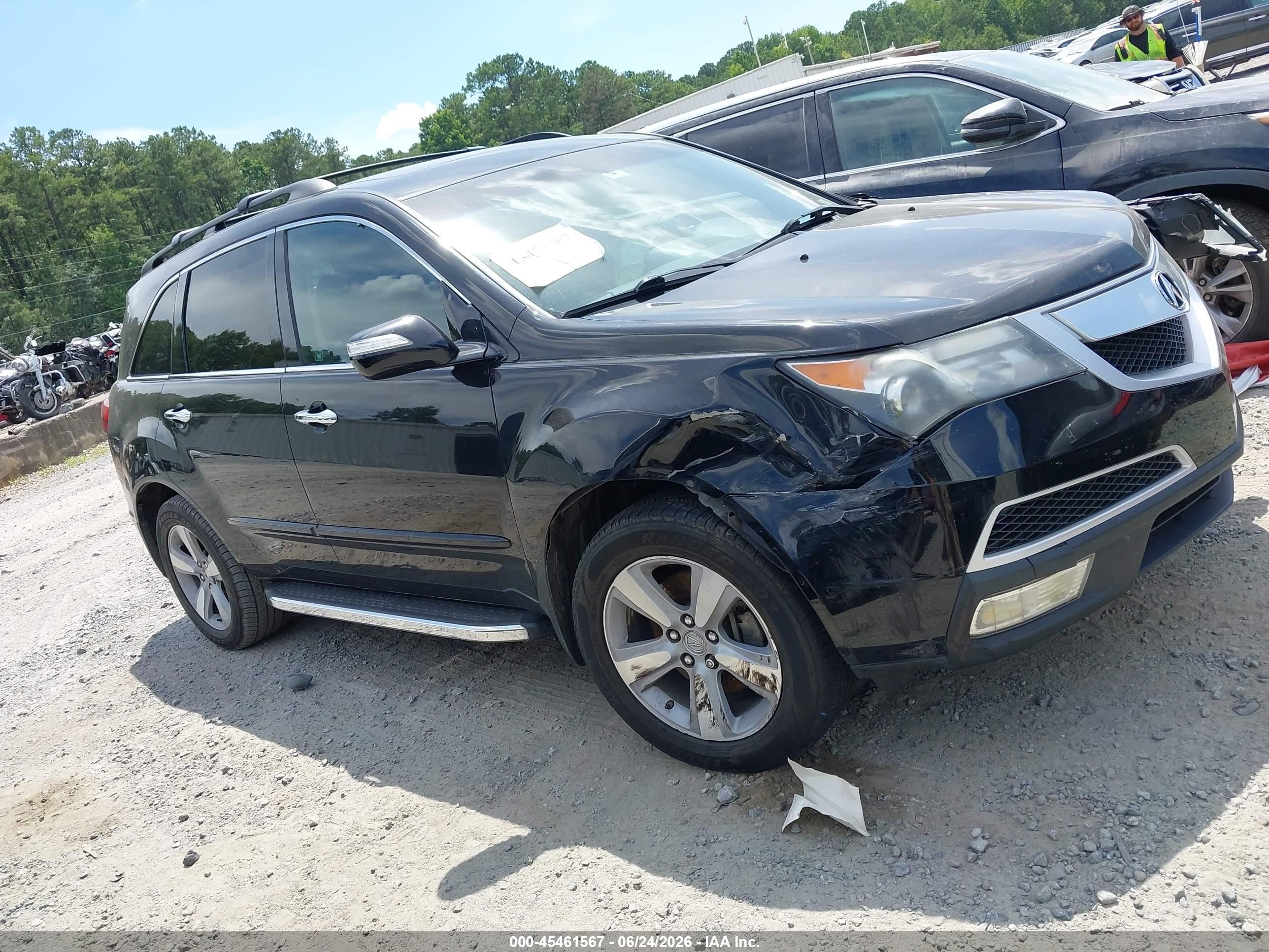 2012 Acura Mdx Technology Package Black vin: 2HNYD2H36CH525236