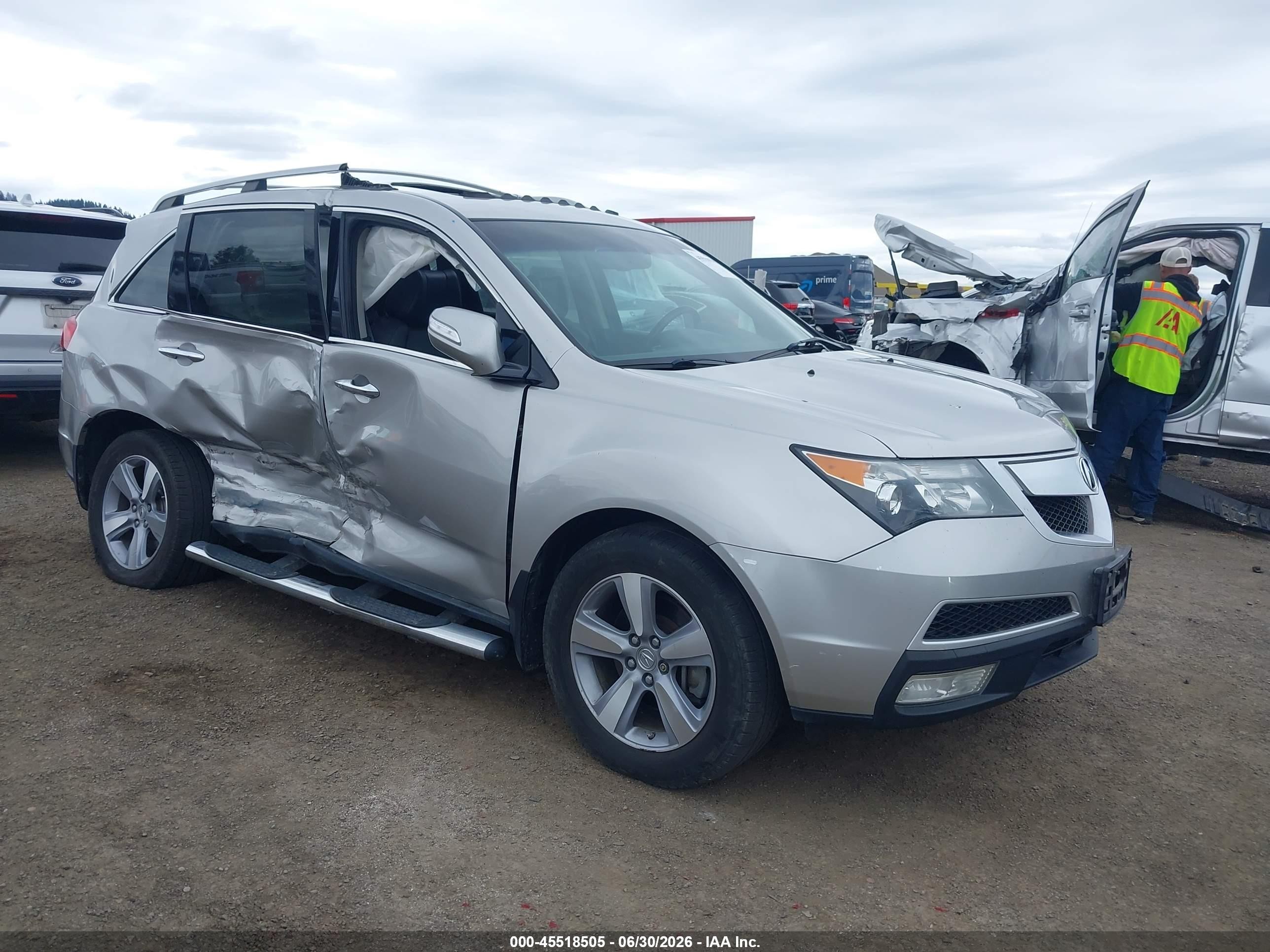2012 Acura Mdx Technology Package Серебряный vin: 2HNYD2H36CH528900