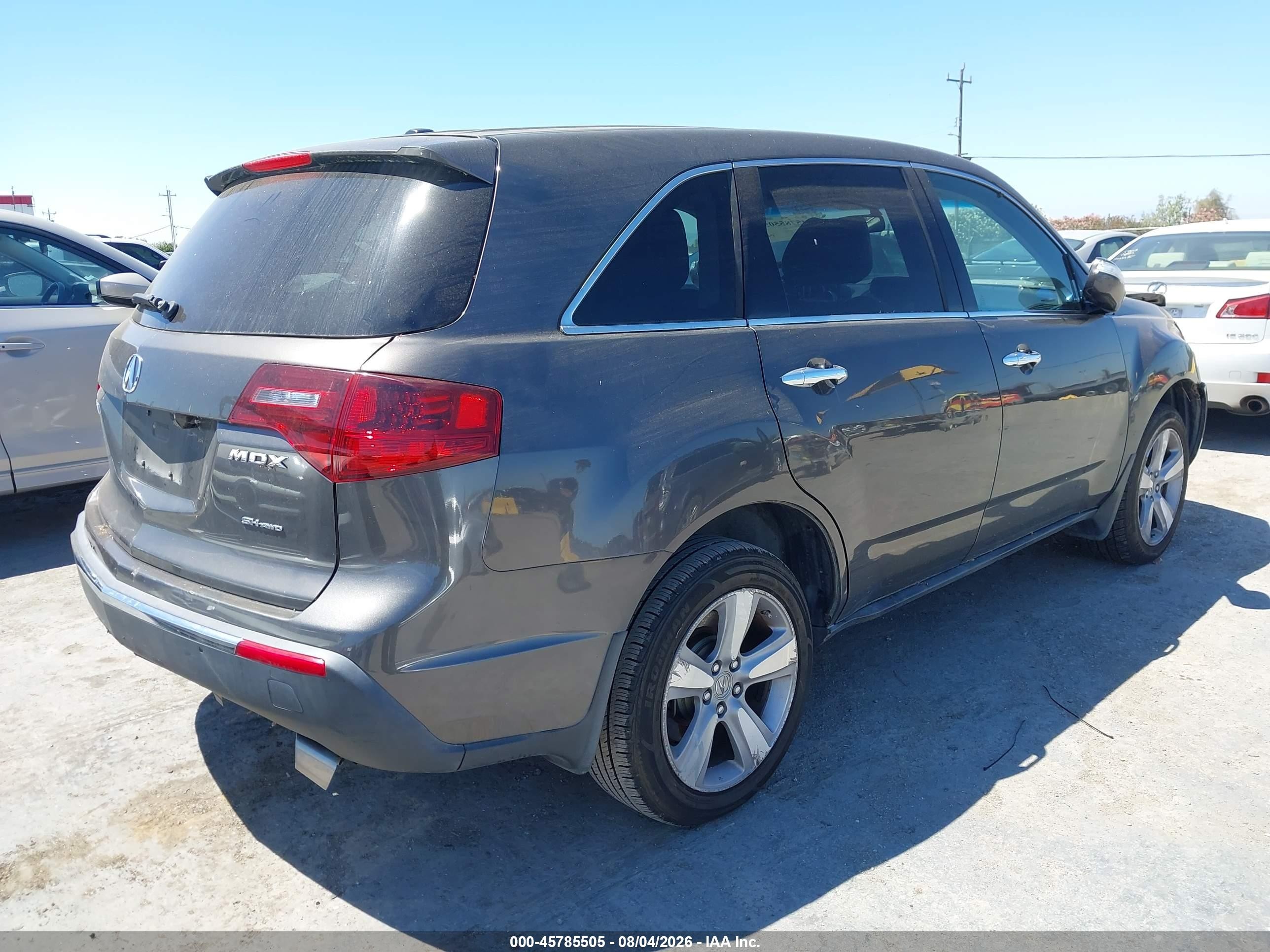 2012 Acura Mdx Technology Package Gray vin: 2HNYD2H36CH533367