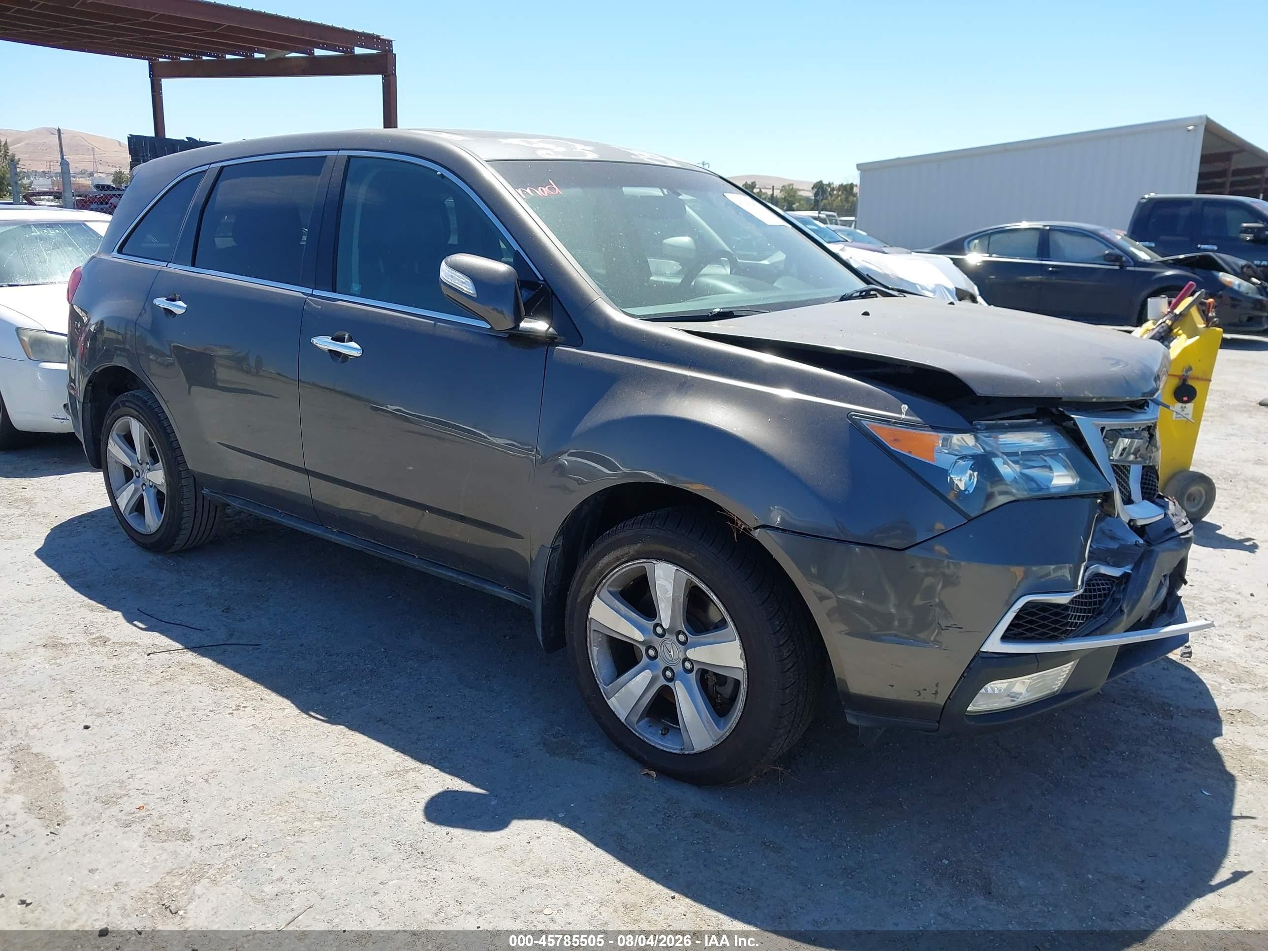 2012 Acura Mdx Technology Package Gray vin: 2HNYD2H36CH533367