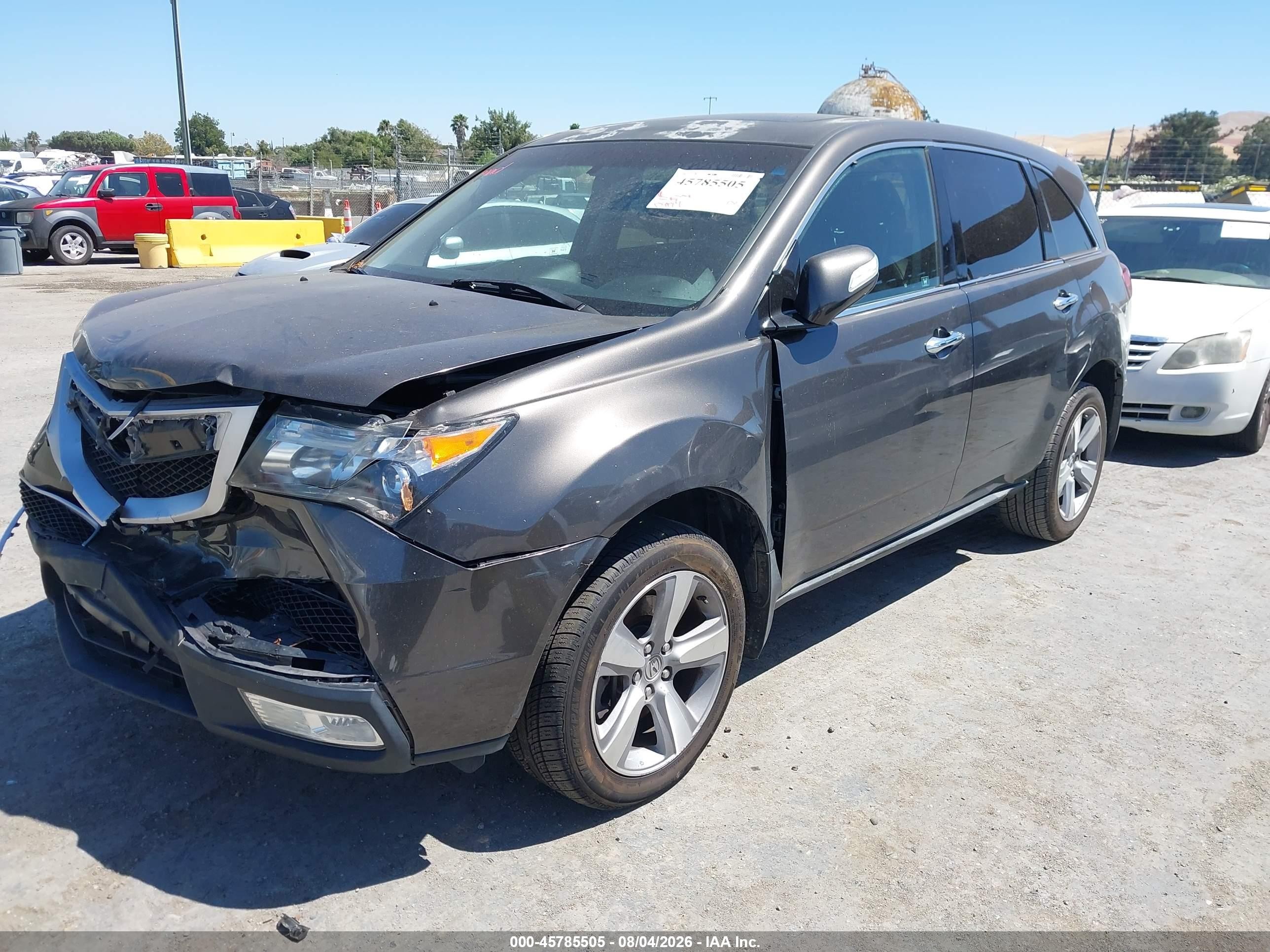 2012 Acura Mdx Technology Package Gray vin: 2HNYD2H36CH533367