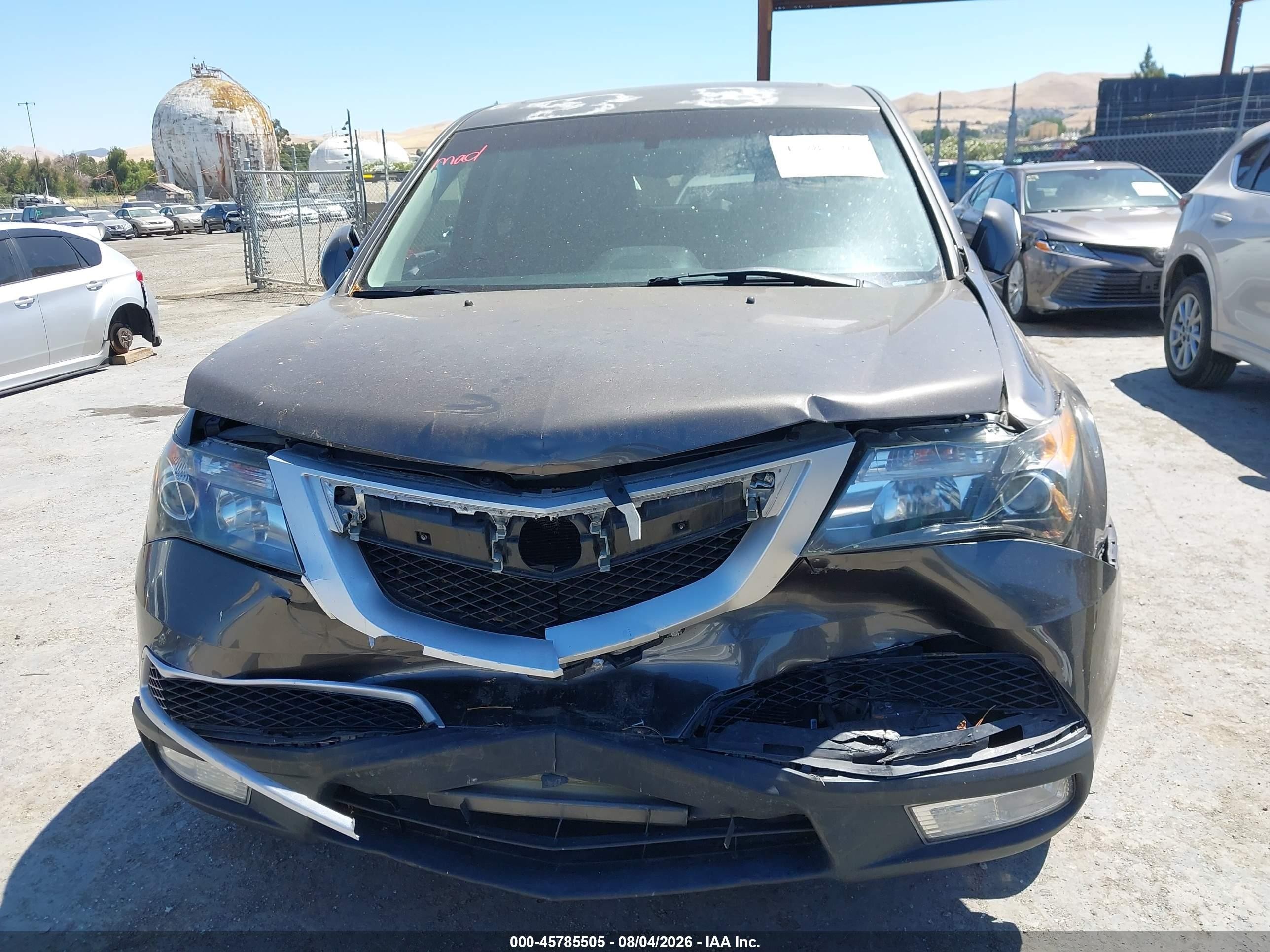 2012 Acura Mdx Technology Package Gray vin: 2HNYD2H36CH533367