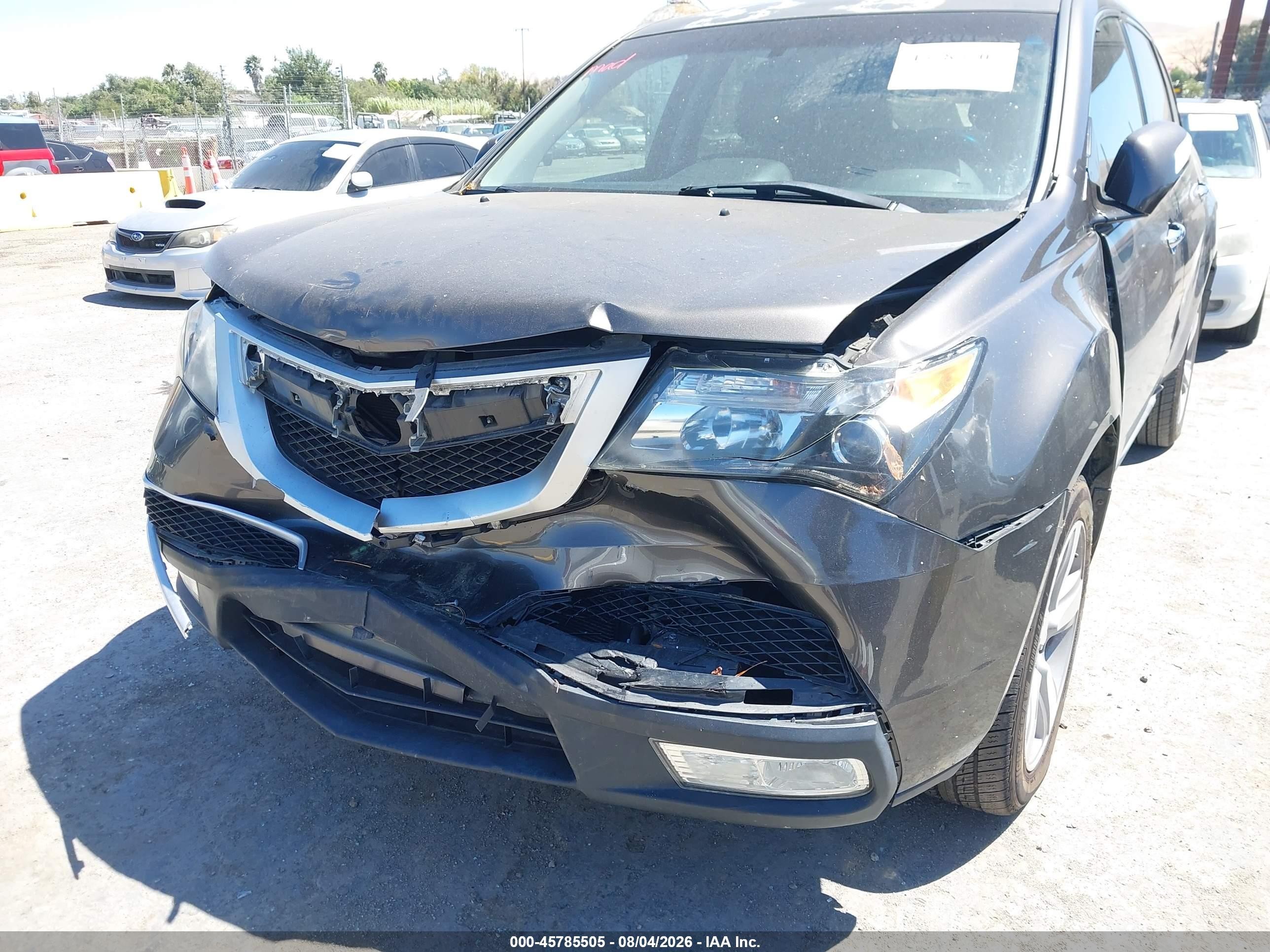 2012 Acura Mdx Technology Package Gray vin: 2HNYD2H36CH533367