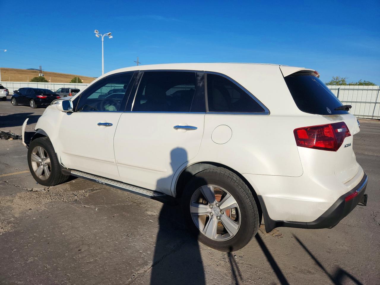 2012 Acura Mdx Technology White vin: 2HNYD2H36CH534308
