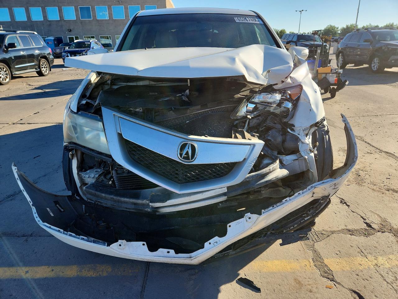 2012 Acura Mdx Technology White vin: 2HNYD2H36CH534308