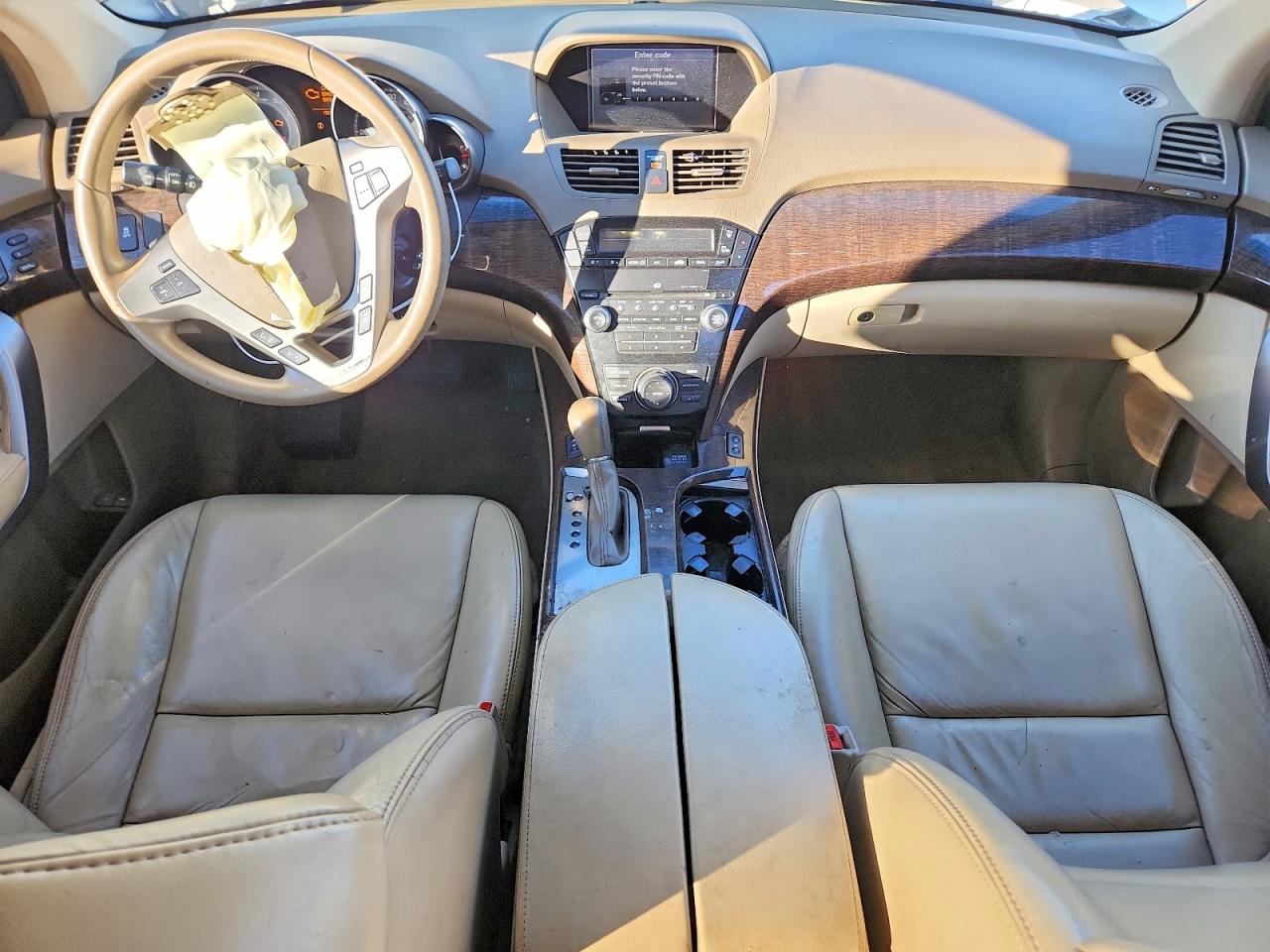 2012 Acura Mdx Technology White vin: 2HNYD2H36CH534308