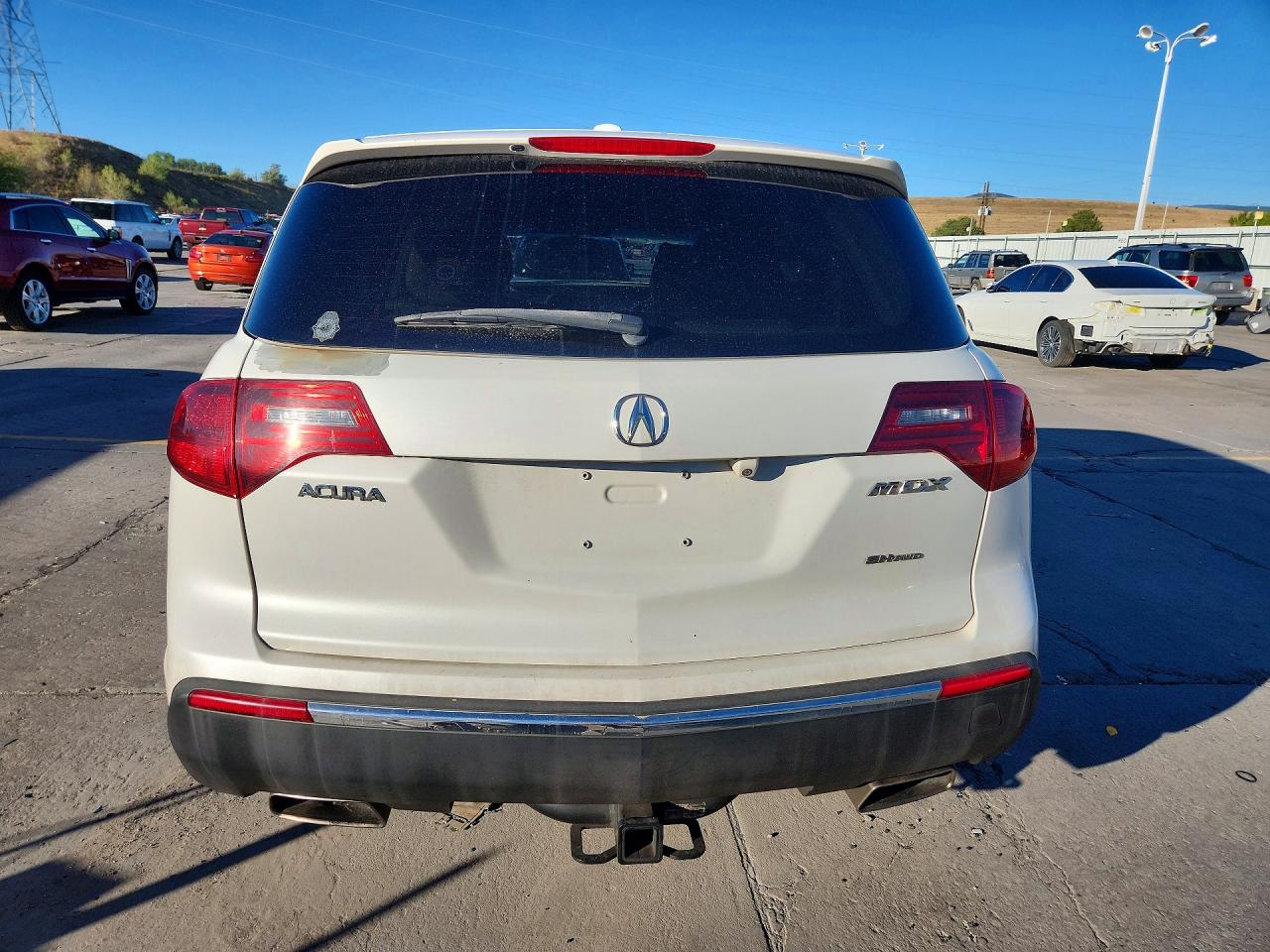 2012 Acura Mdx Technology White vin: 2HNYD2H36CH534308
