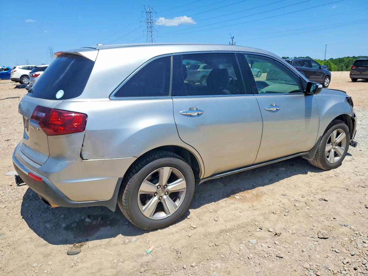 2012 Acura Mdx Technology Silver vin: 2HNYD2H36CH542263