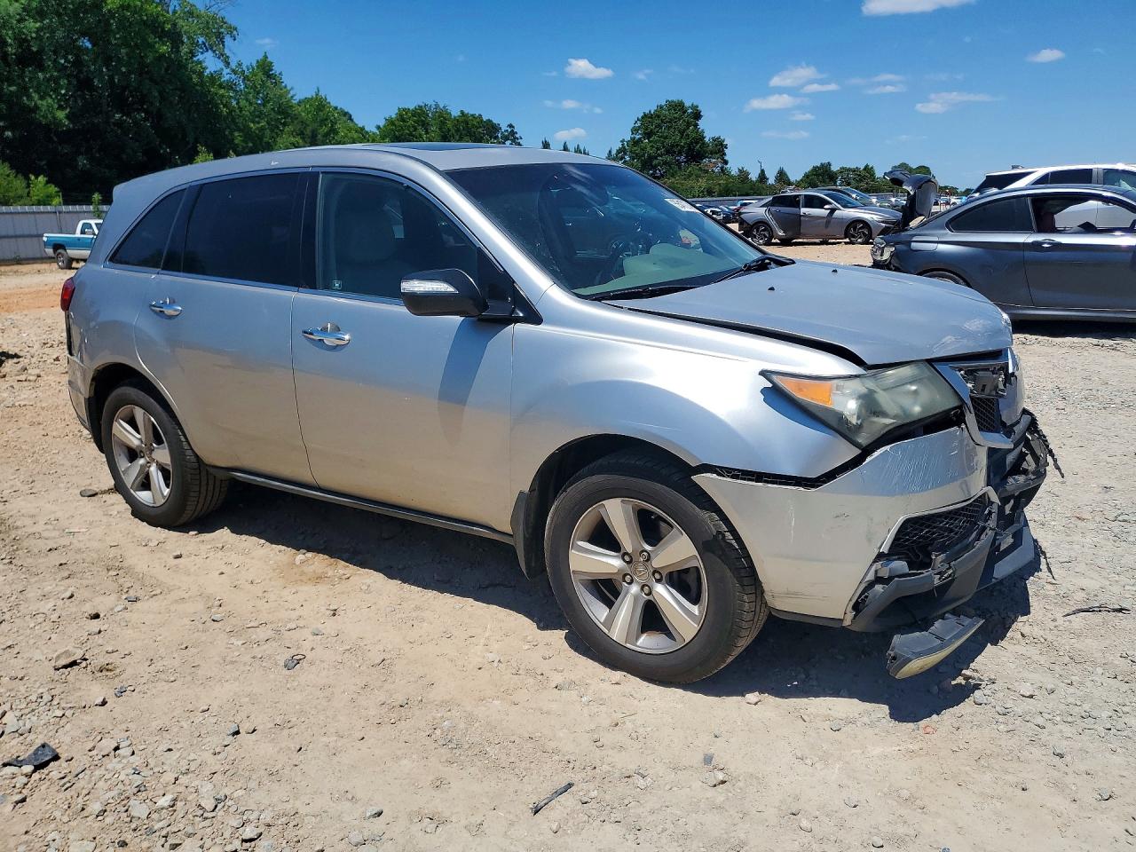 2012 Acura Mdx Technology Silver vin: 2HNYD2H36CH542263