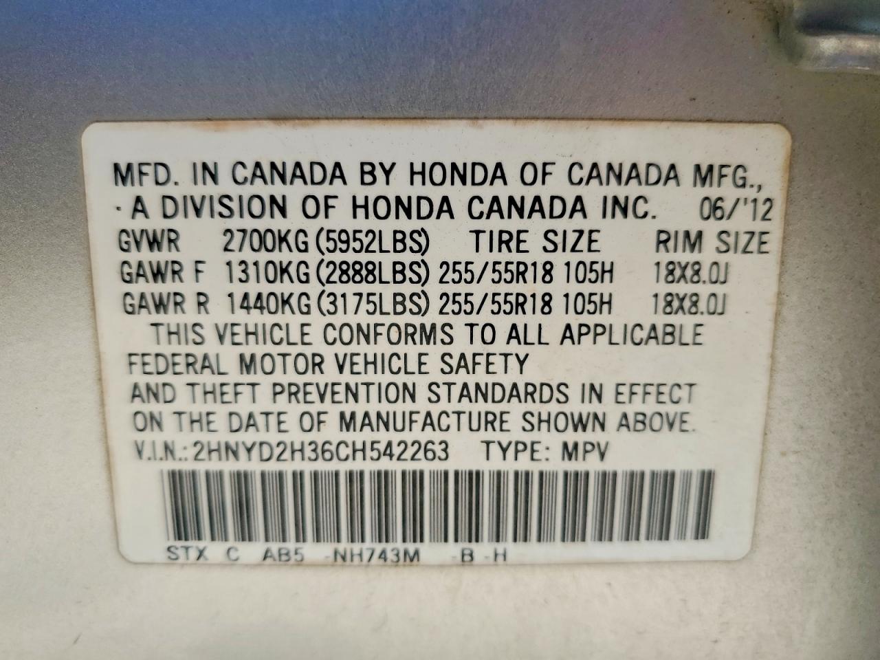 2012 Acura Mdx Technology Silver vin: 2HNYD2H36CH542263