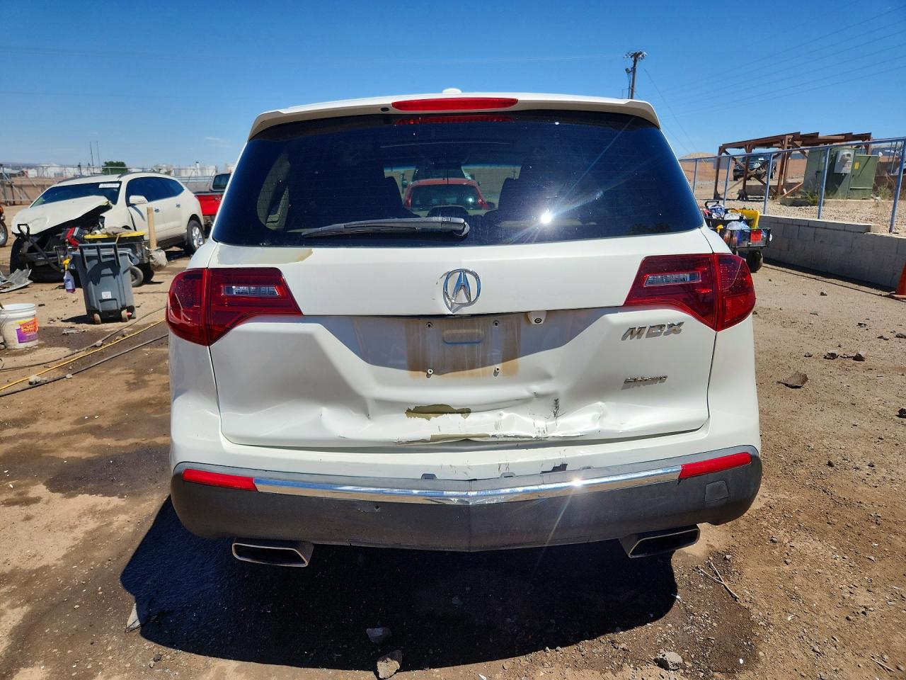 2013 Acura Mdx Technology White vin: 2HNYD2H36DH513444