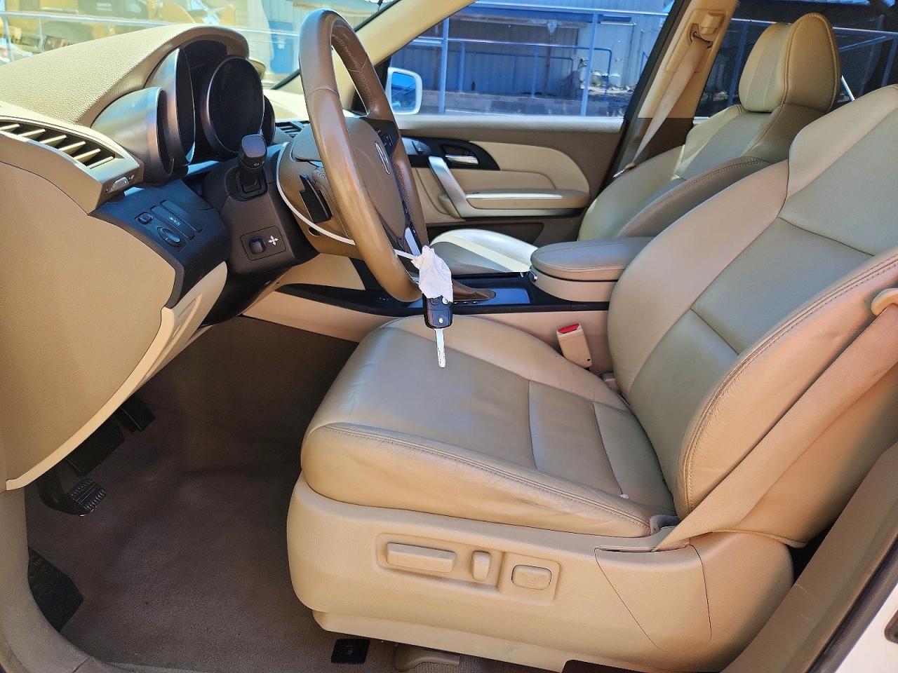 2013 Acura Mdx Technology White vin: 2HNYD2H36DH513444