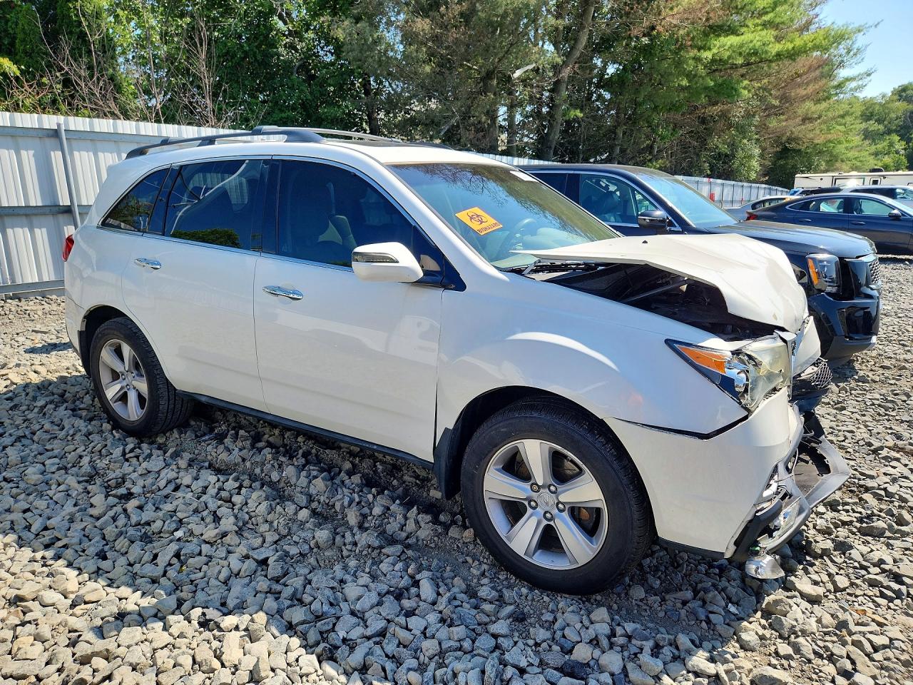 2013 Acura Mdx Technology White vin: 2HNYD2H36DH514657