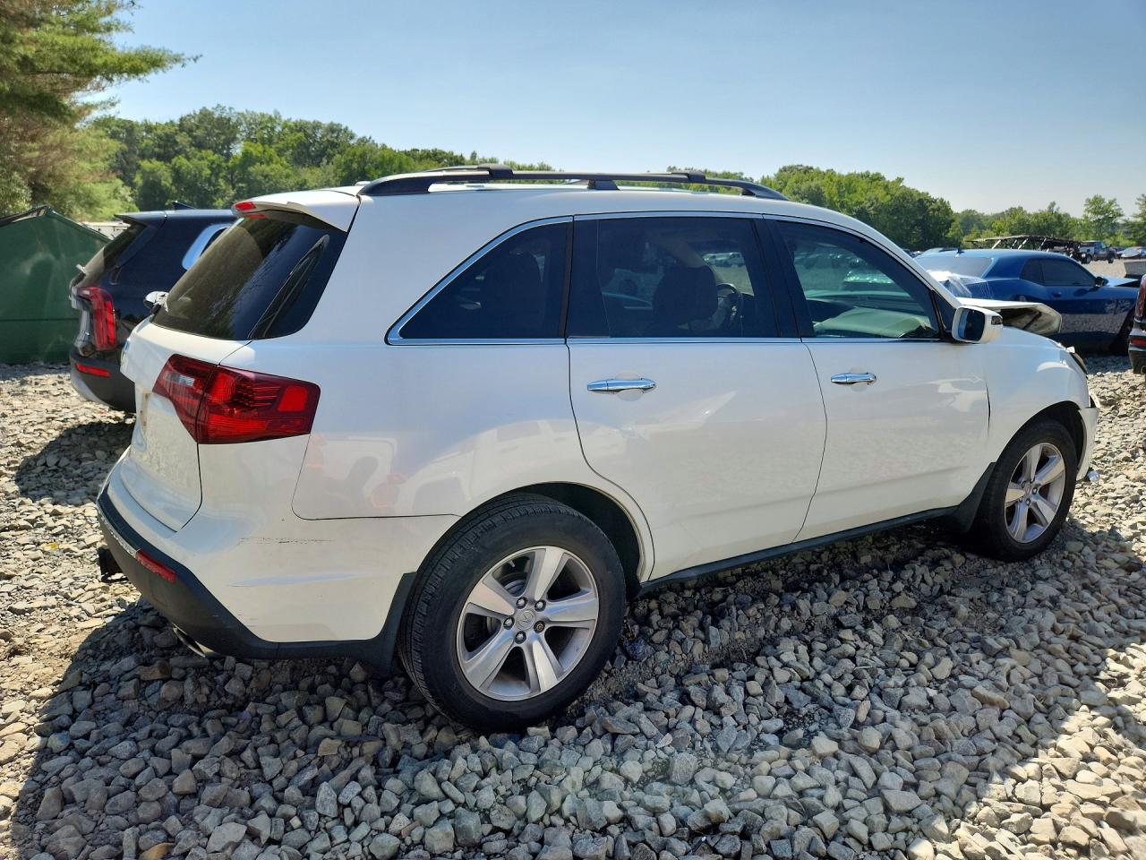 2013 Acura Mdx Technology White vin: 2HNYD2H36DH514657