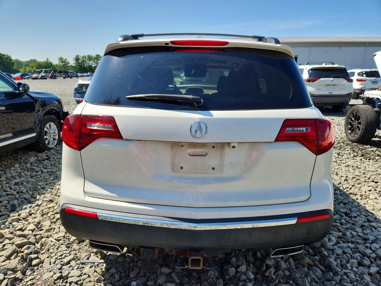 2013 Acura Mdx Technology White vin: 2HNYD2H36DH514657