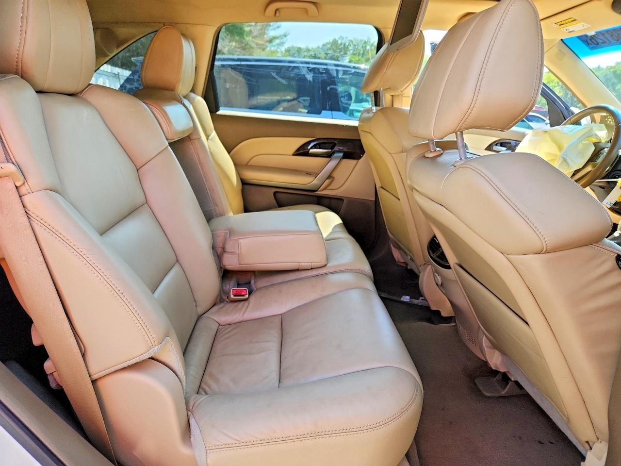 2013 Acura Mdx Technology White vin: 2HNYD2H36DH514657