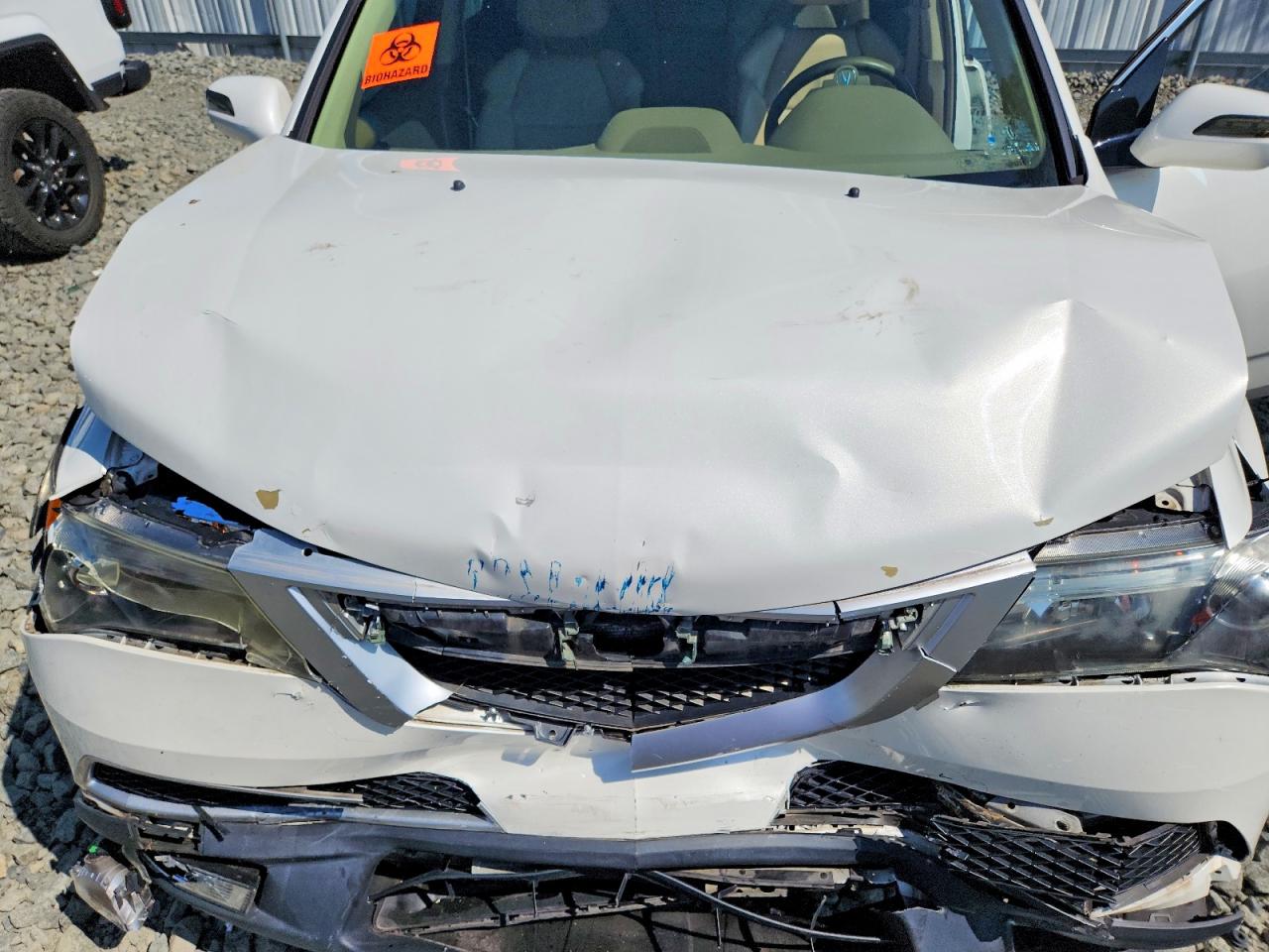 2013 Acura Mdx Technology White vin: 2HNYD2H36DH514657