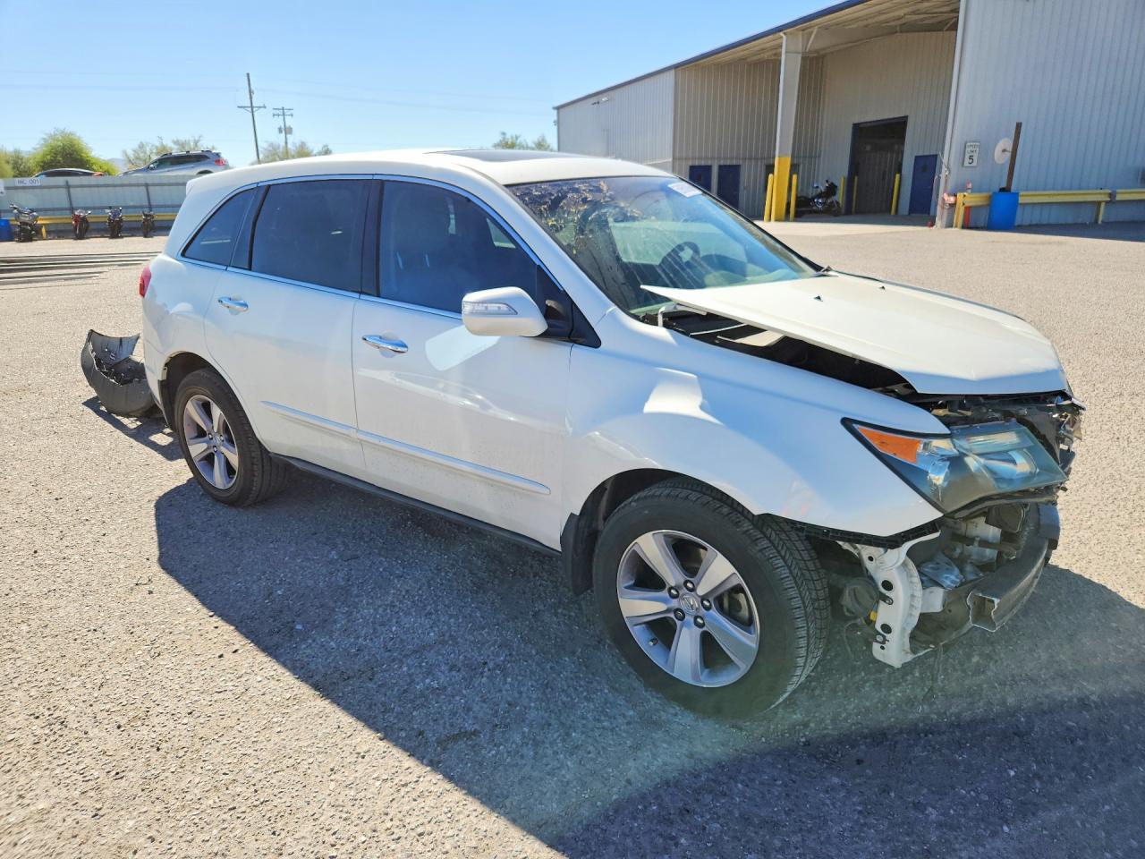 2013 Acura Mdx Technology White vin: 2HNYD2H36DH522273