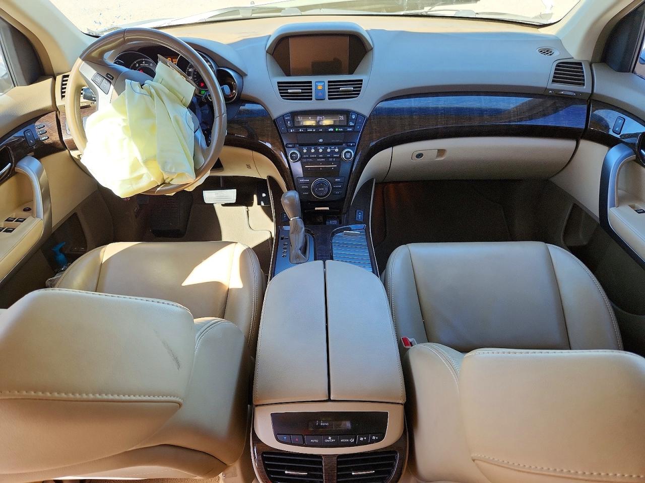 2013 Acura Mdx Technology White vin: 2HNYD2H36DH522273