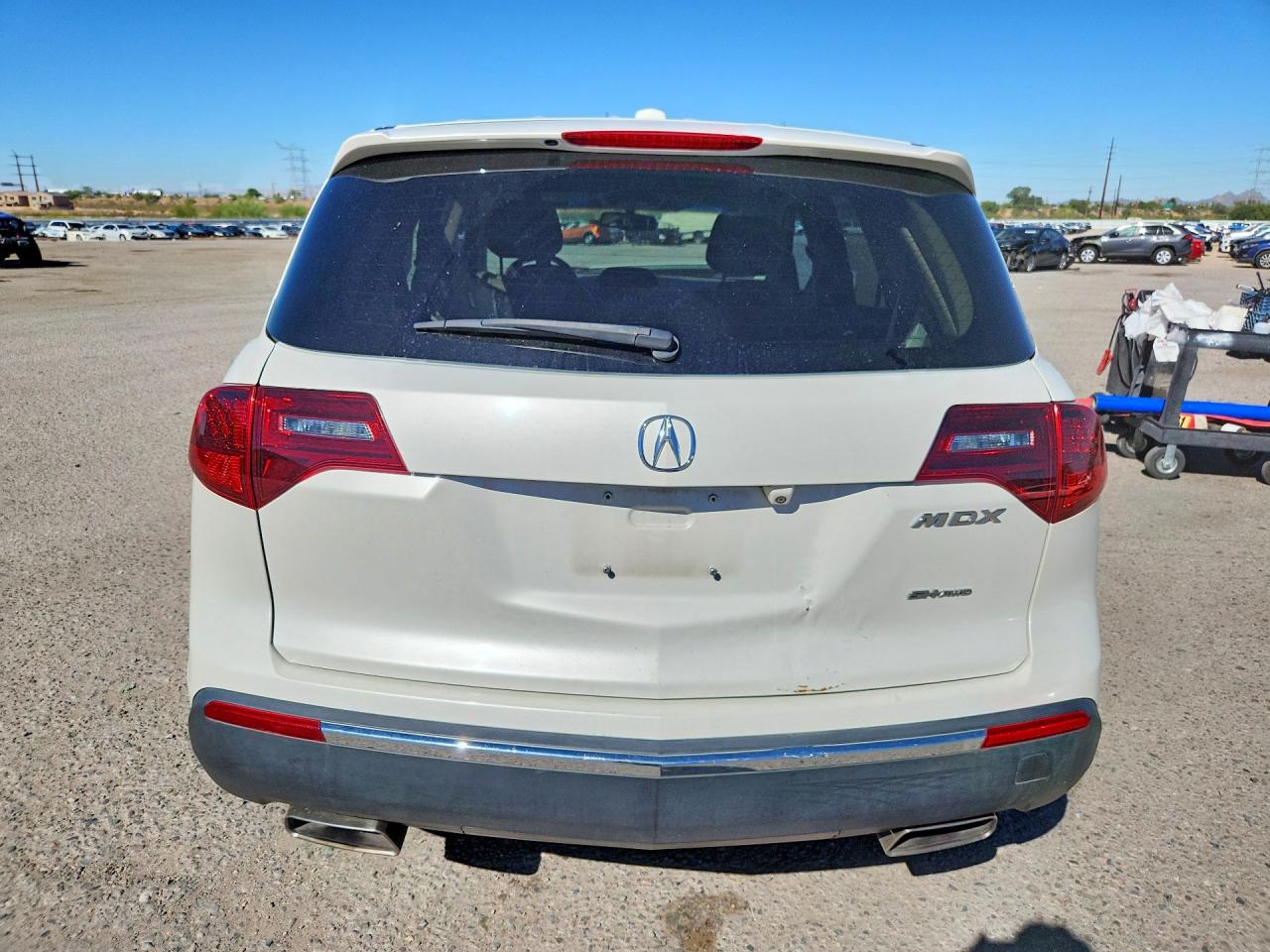2013 Acura Mdx Technology White vin: 2HNYD2H36DH522273