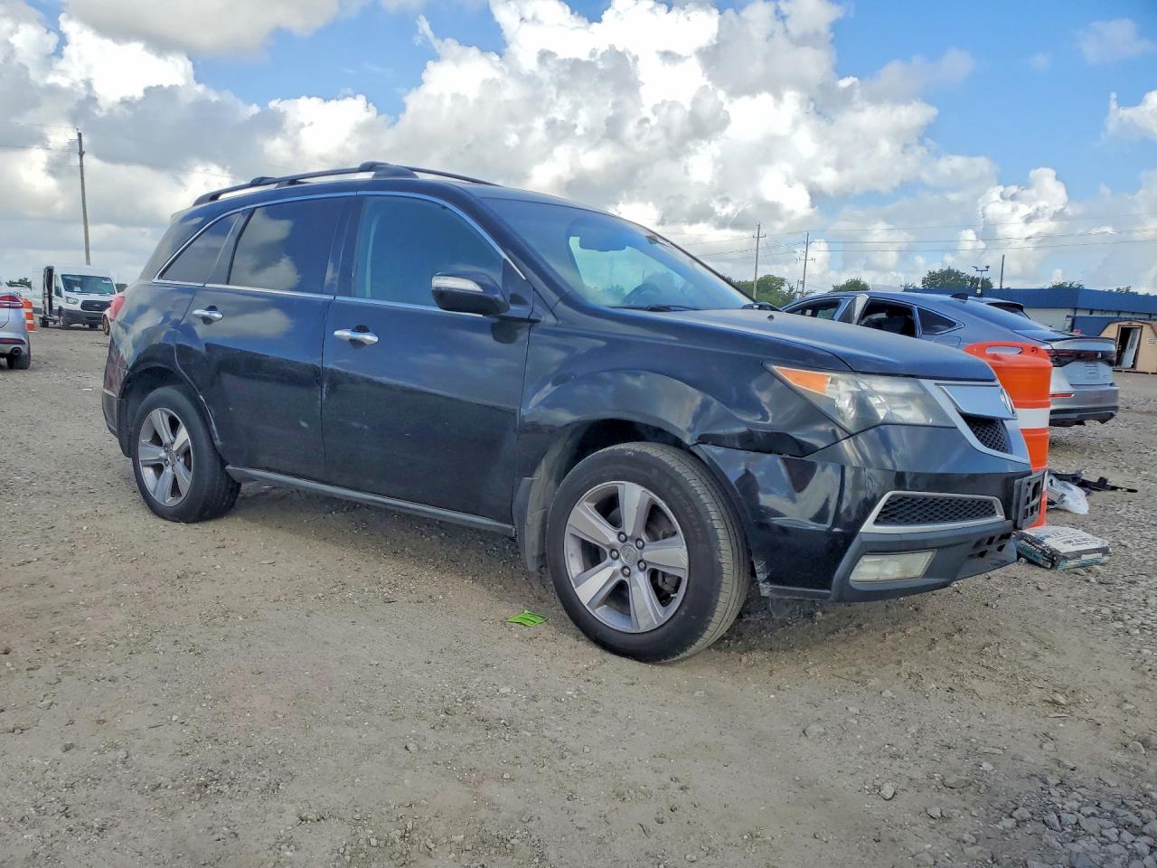 2013 Acura Mdx Technology Black vin: 2HNYD2H36DH523567