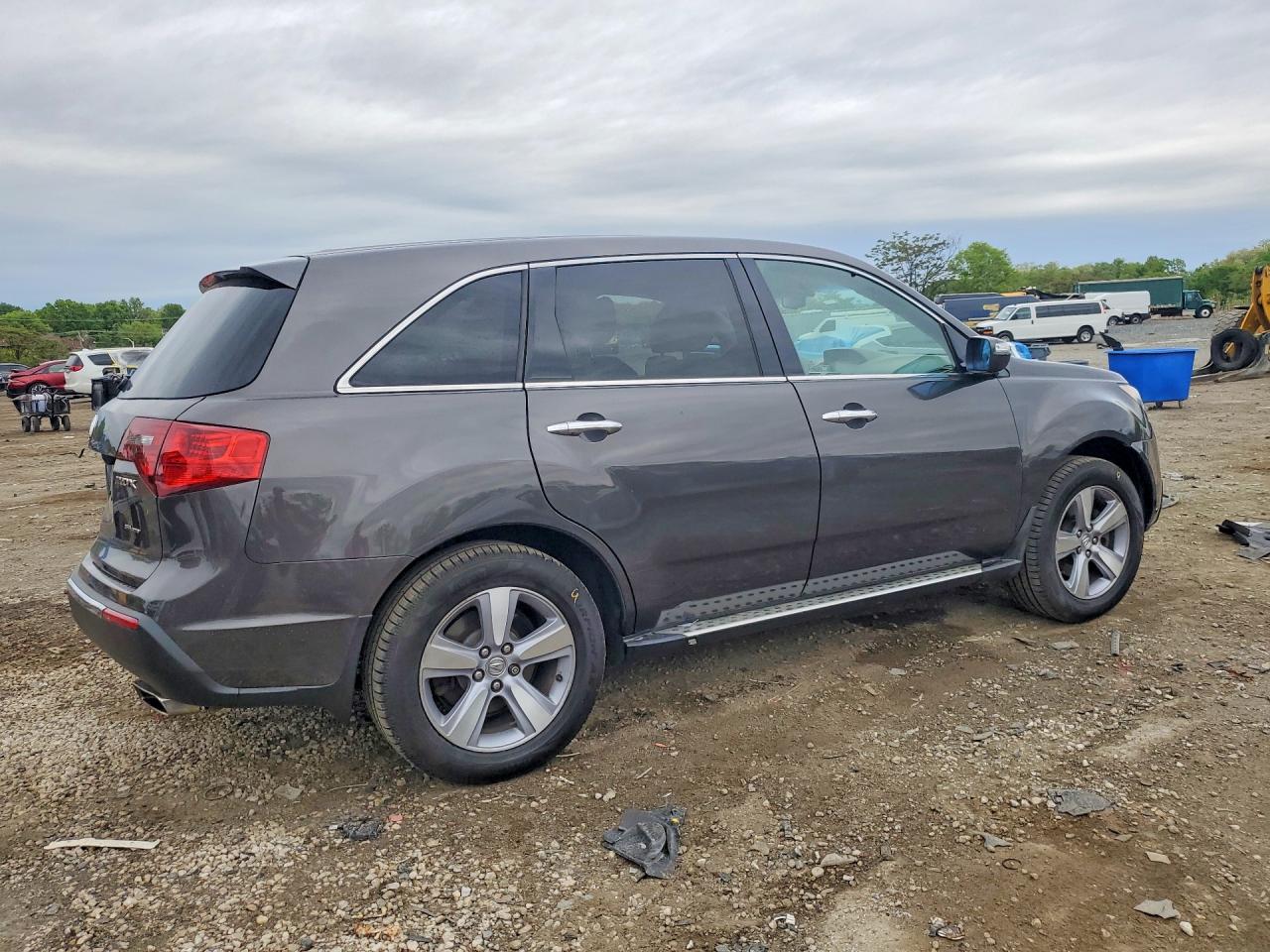 2012 Acura Mdx Technology Charcoal vin: 2HNYD2H37CH504864