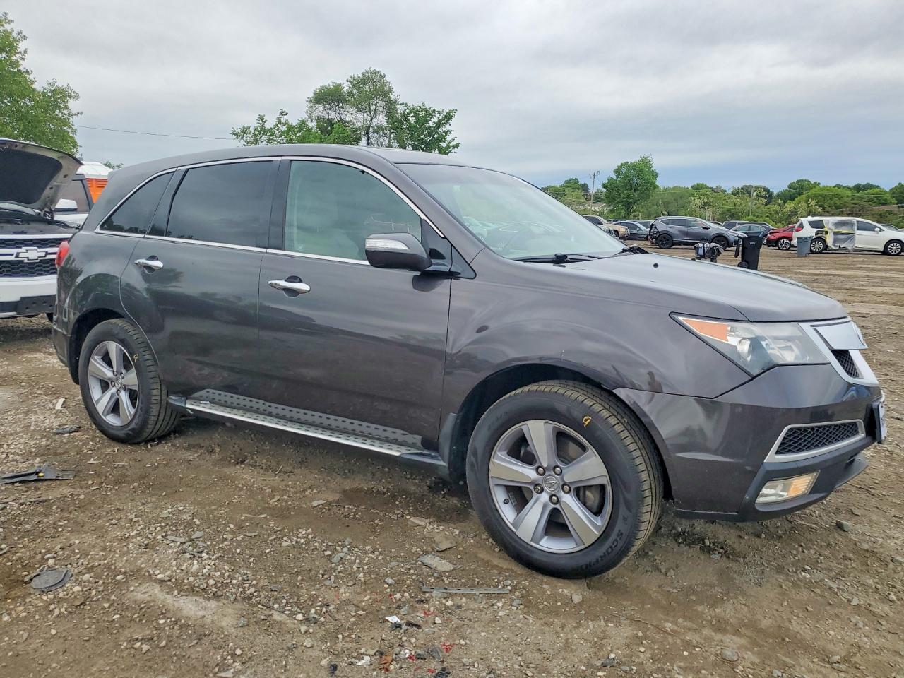 2012 Acura Mdx Technology Charcoal vin: 2HNYD2H37CH504864