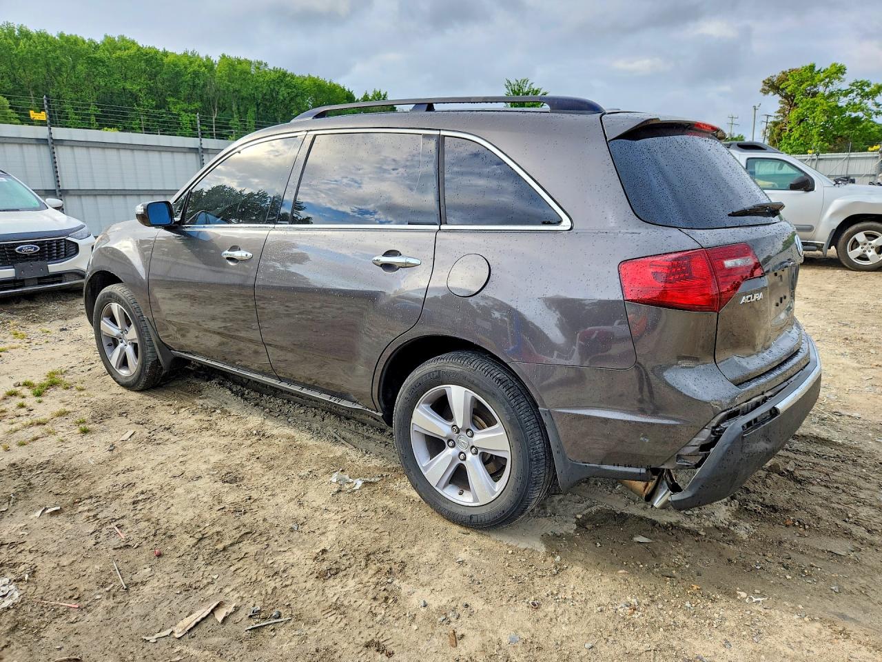 2012 Acura Mdx Technology Gray vin: 2HNYD2H37CH544166