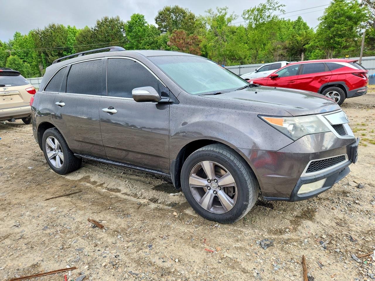 2012 Acura Mdx Technology Gray vin: 2HNYD2H37CH544166