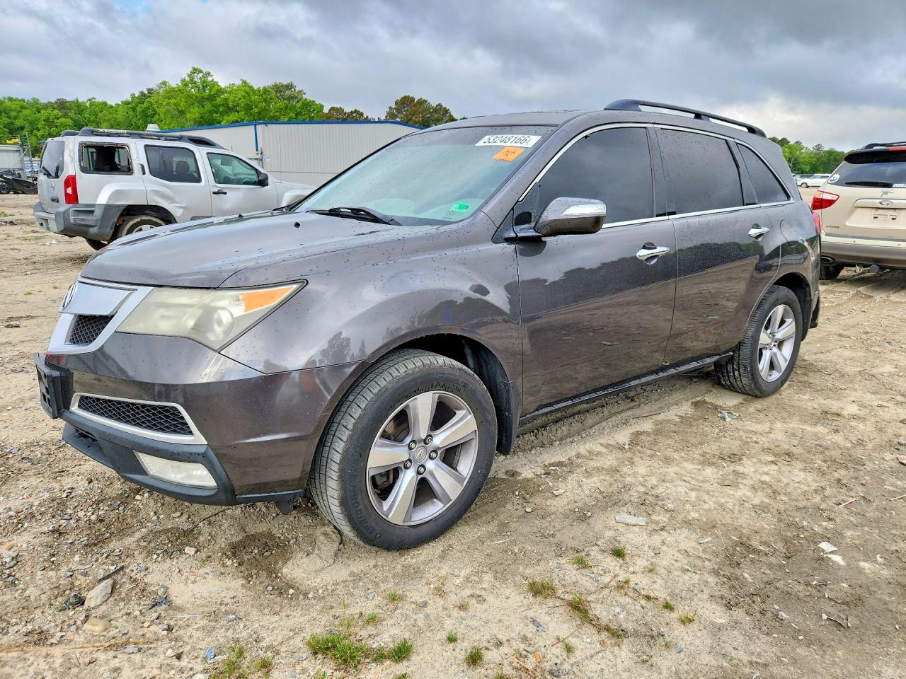 2012 Acura Mdx Technology Gray vin: 2HNYD2H37CH544166