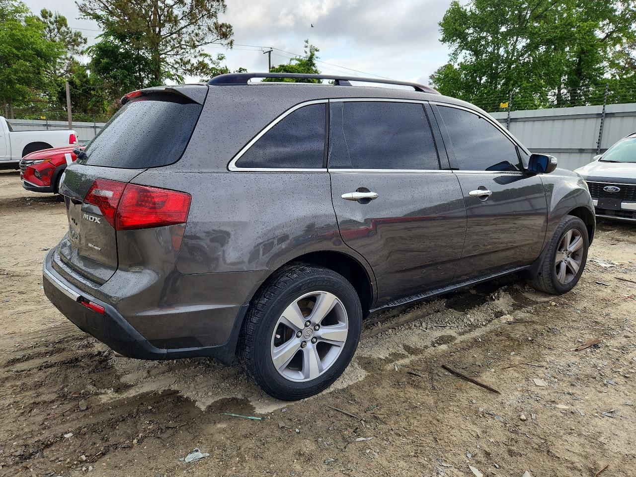 2012 Acura Mdx Technology Gray vin: 2HNYD2H37CH544166