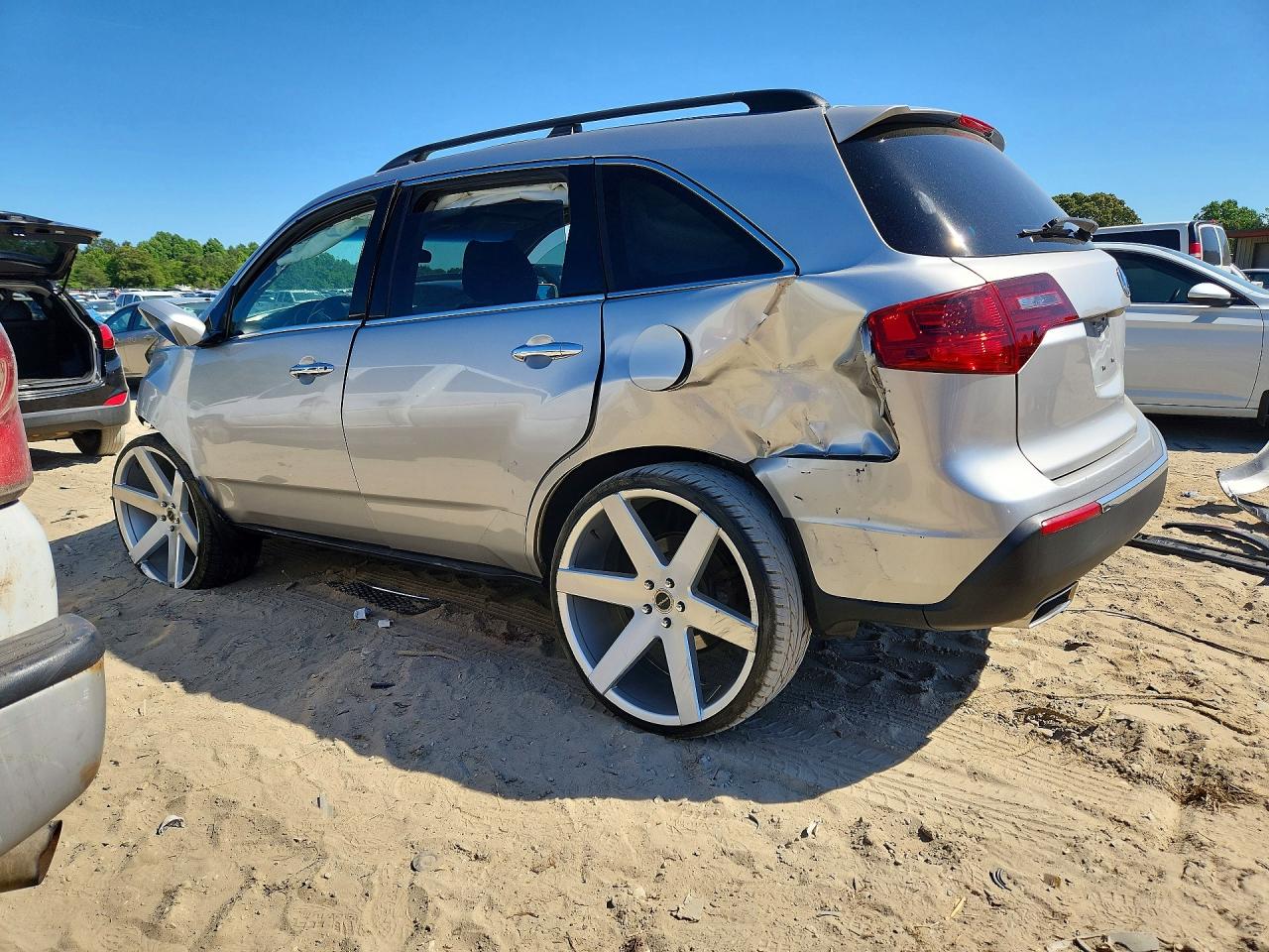 2013 Acura Mdx Technology Серебряный vin: 2HNYD2H37DH500525