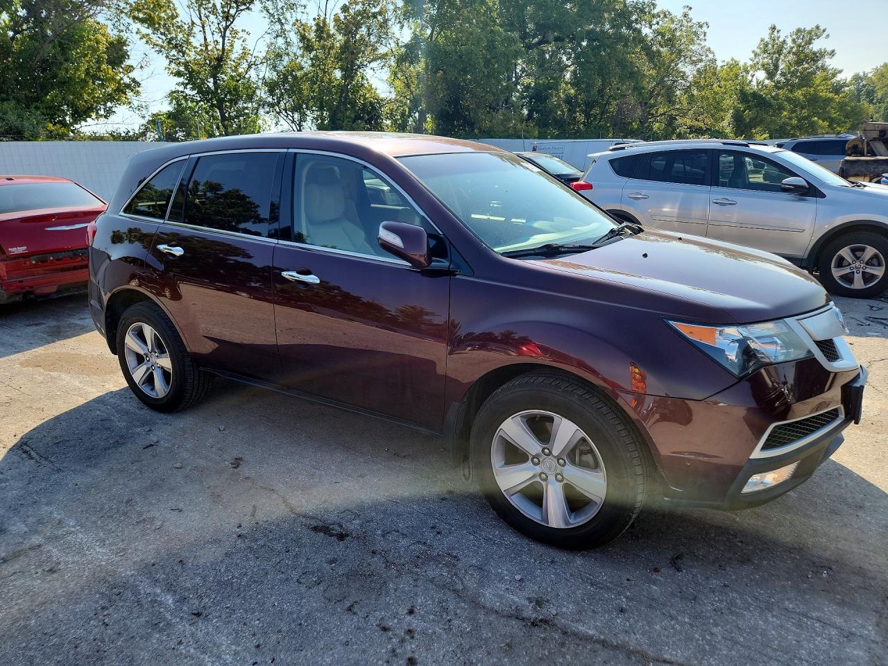 2013 Acura Mdx Technology Burgundy vin: 2HNYD2H37DH502808