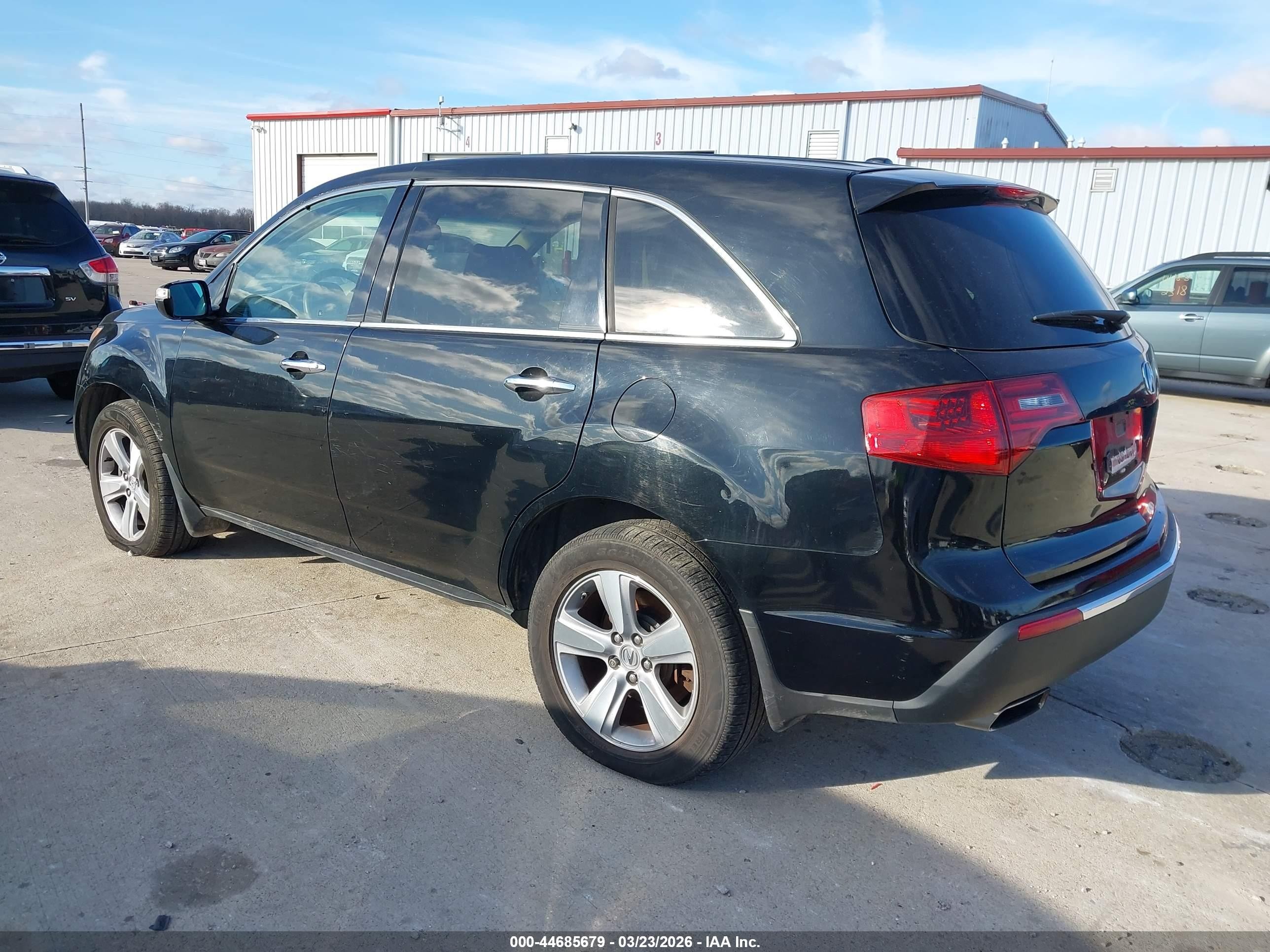 2013 Acura Mdx Technology Package Black vin: 2HNYD2H37DH503845
