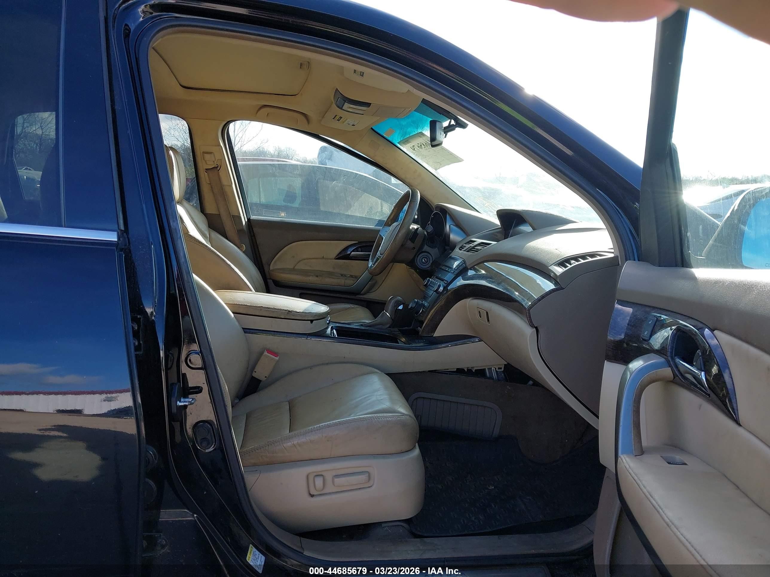 2013 Acura Mdx Technology Package Black vin: 2HNYD2H37DH503845