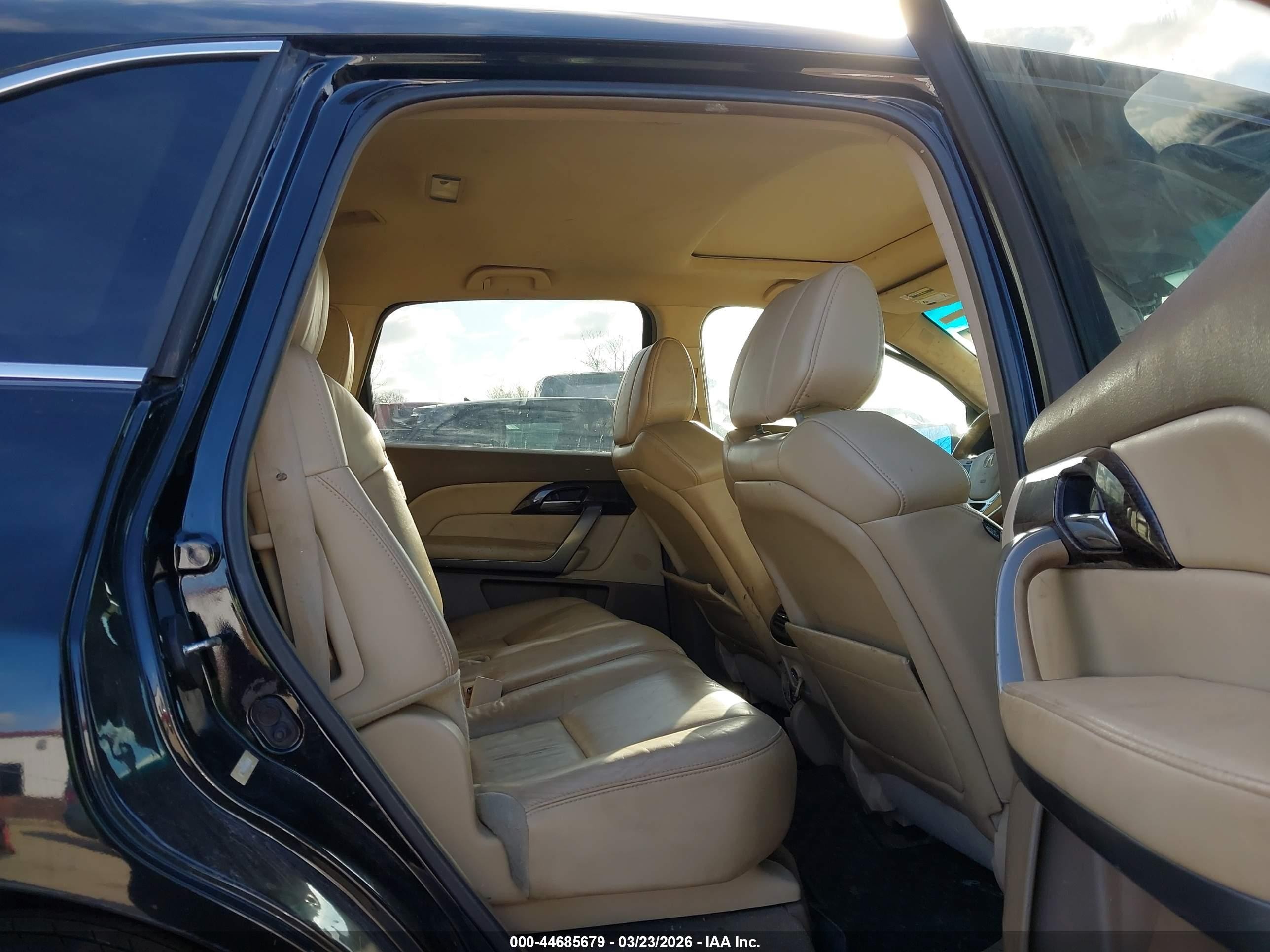2013 Acura Mdx Technology Package Black vin: 2HNYD2H37DH503845