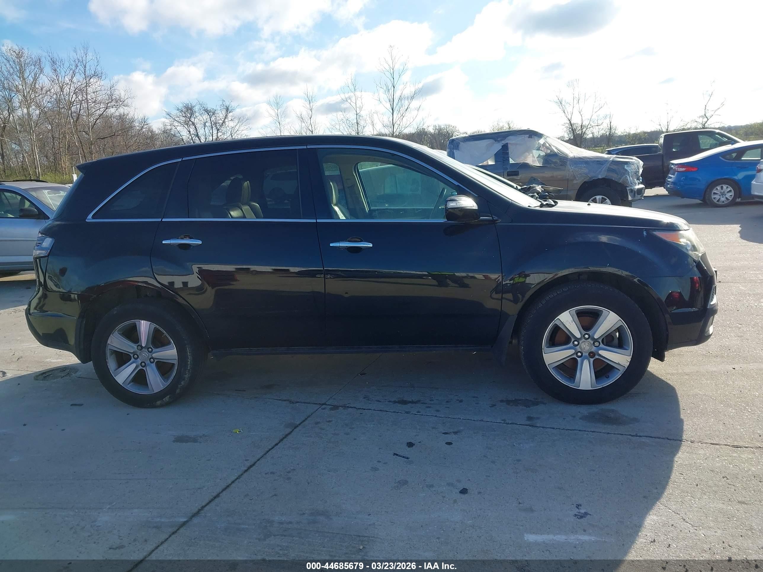 2013 Acura Mdx Technology Package Black vin: 2HNYD2H37DH503845