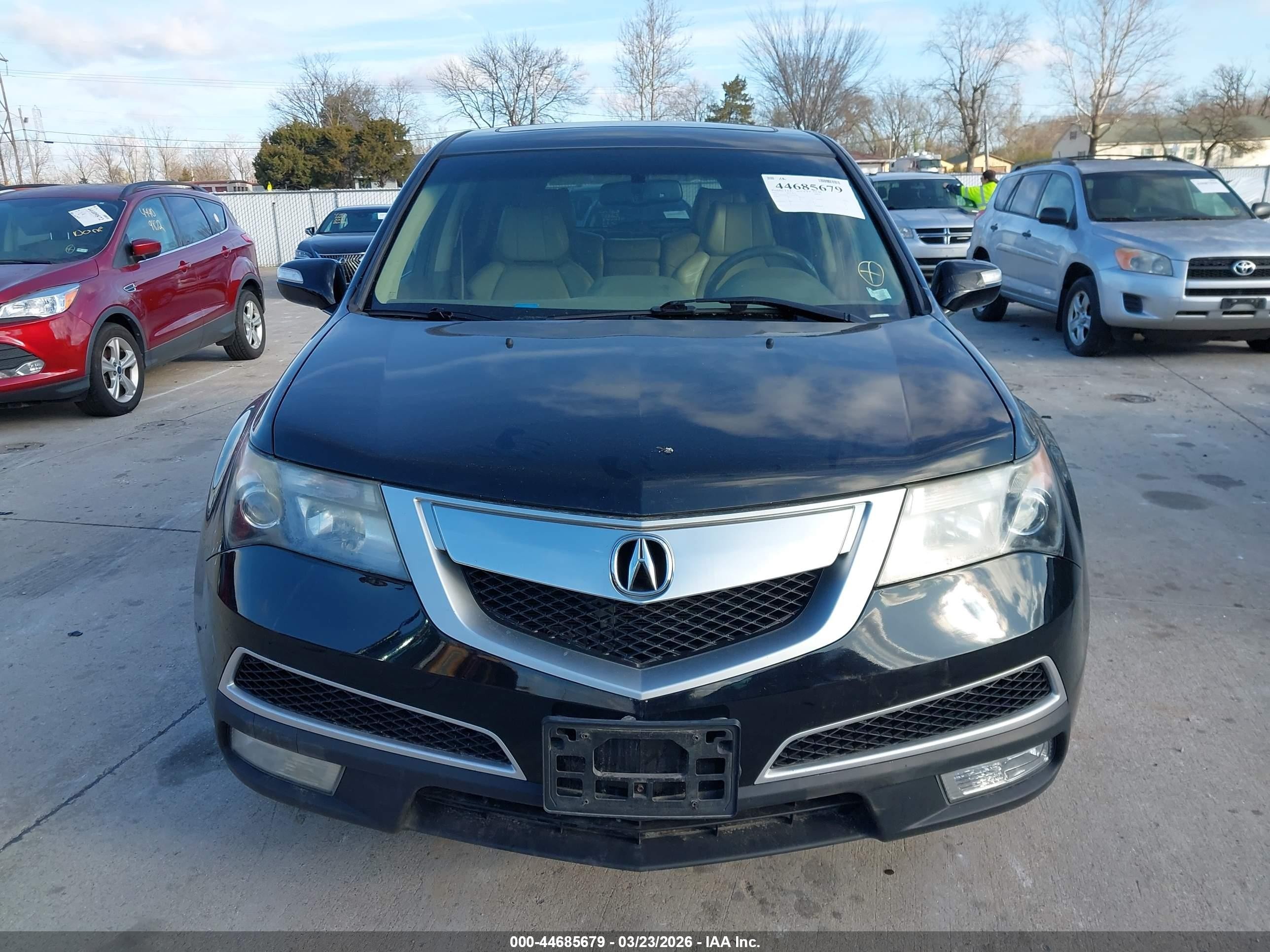 2013 Acura Mdx Technology Package Black vin: 2HNYD2H37DH503845