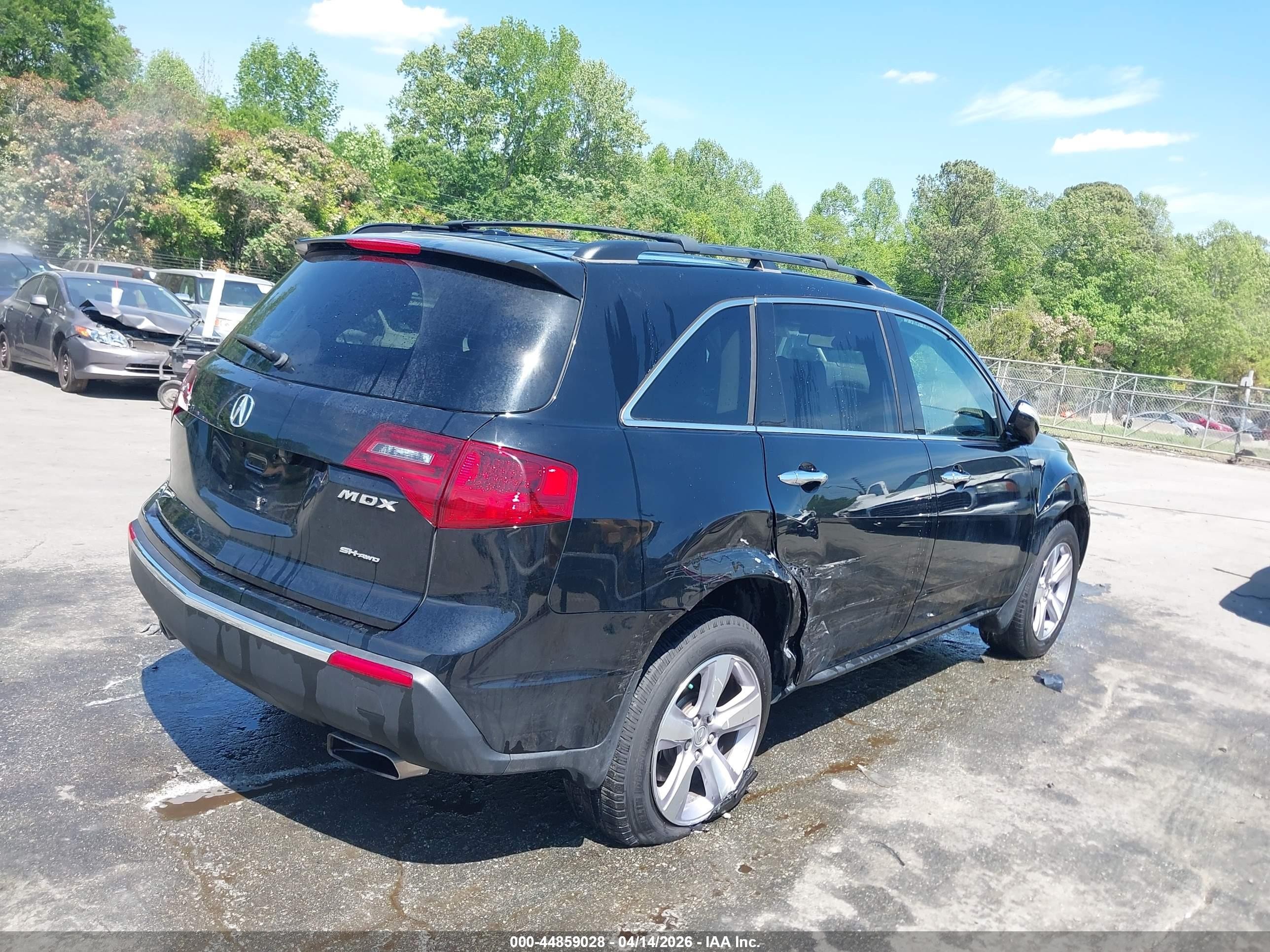 2013 Acura Mdx Technology Package Black vin: 2HNYD2H37DH512643