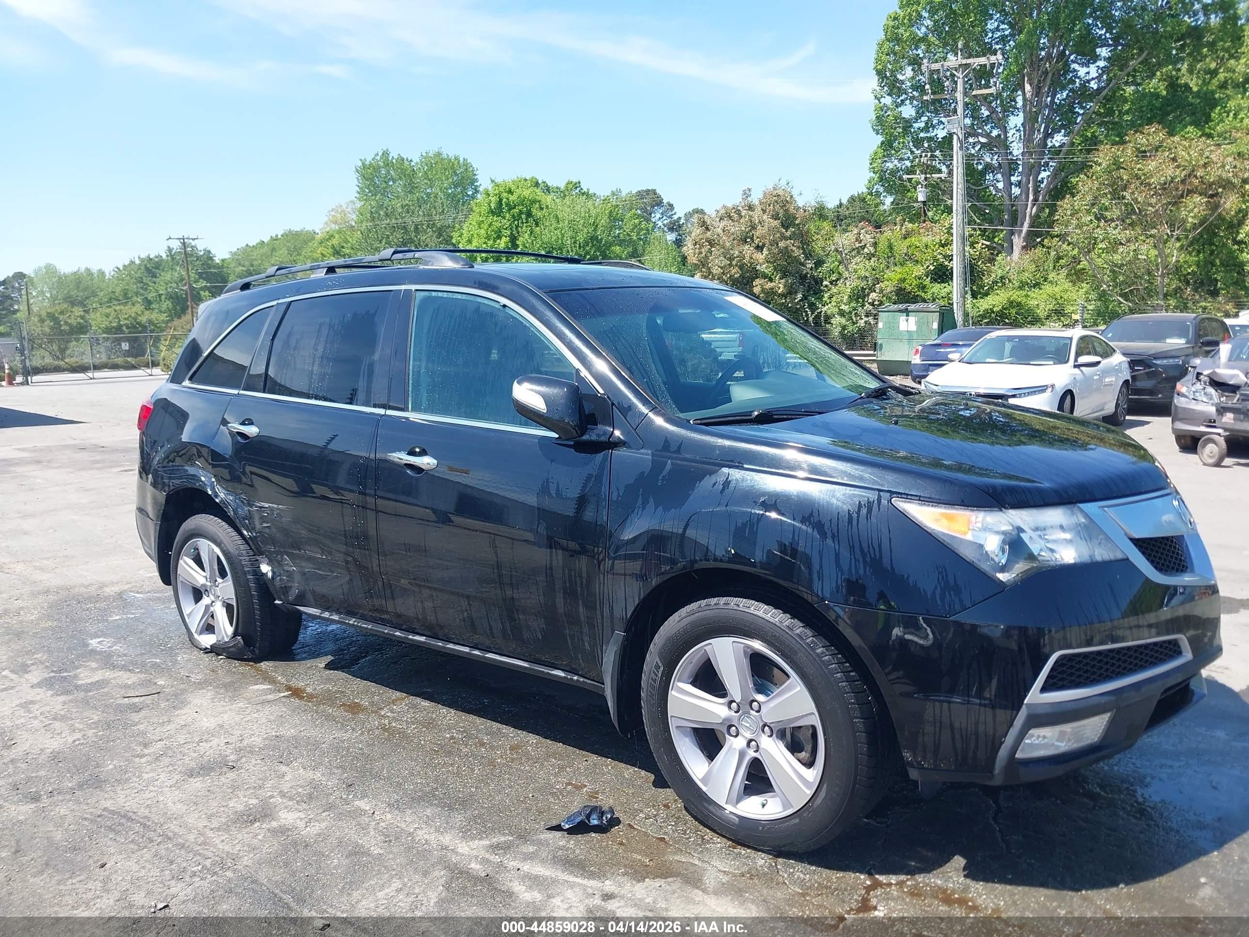 2013 Acura Mdx Technology Package Black vin: 2HNYD2H37DH512643