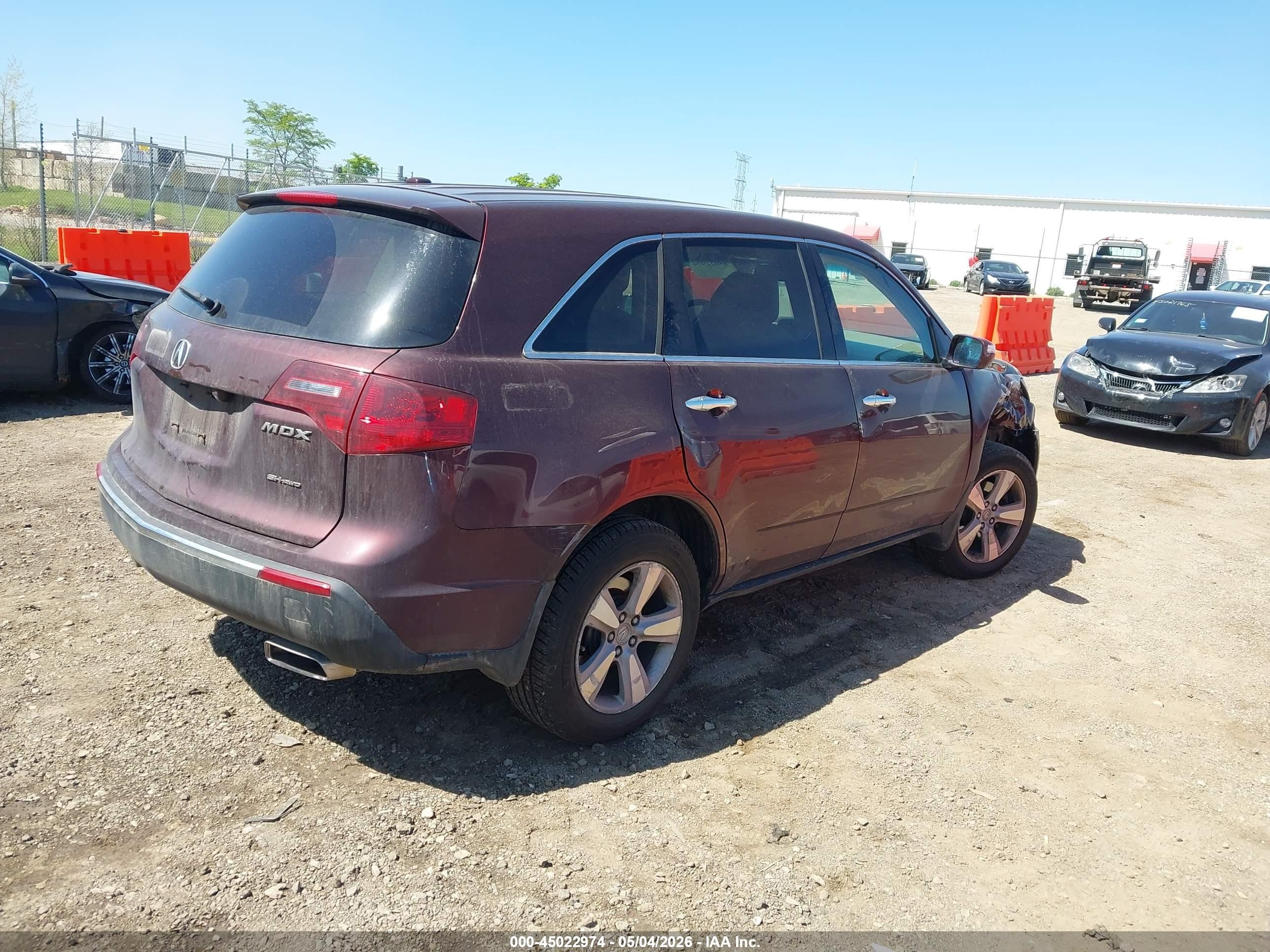 2013 Acura Mdx Technology Package Maroon vin: 2HNYD2H37DH513873