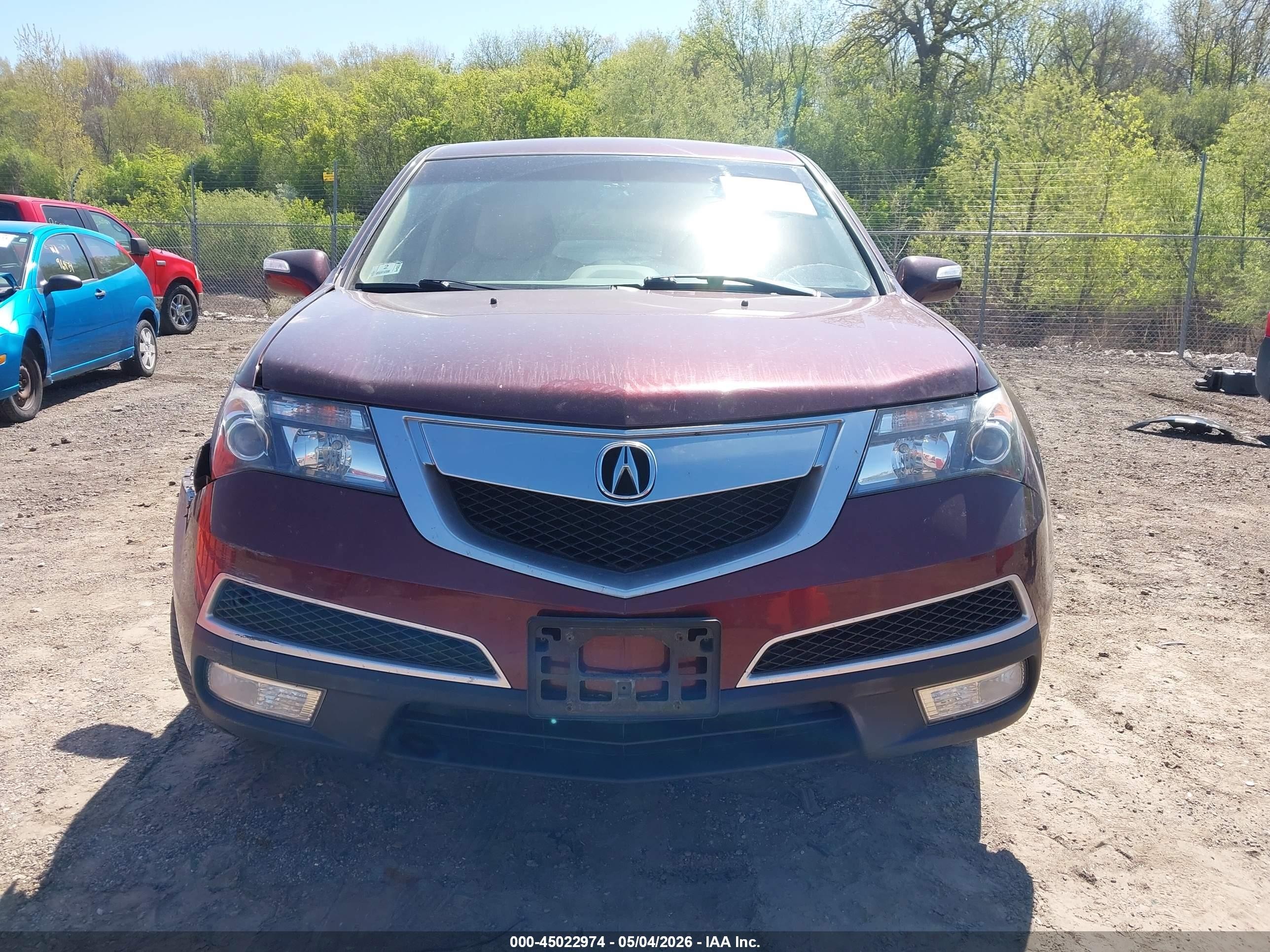 2013 Acura Mdx Technology Package Maroon vin: 2HNYD2H37DH513873
