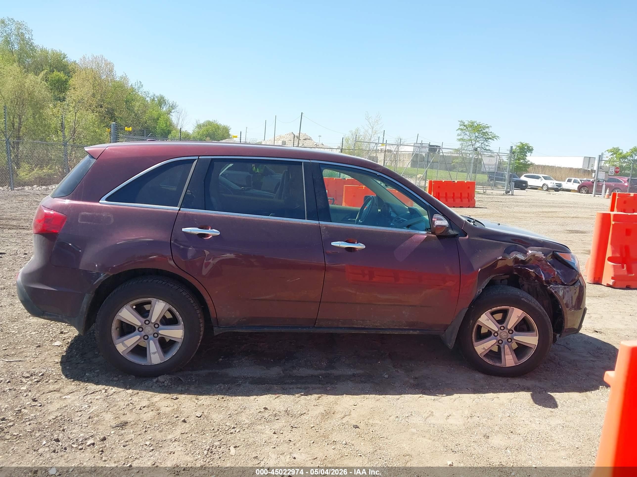 2013 Acura Mdx Technology Package Maroon vin: 2HNYD2H37DH513873