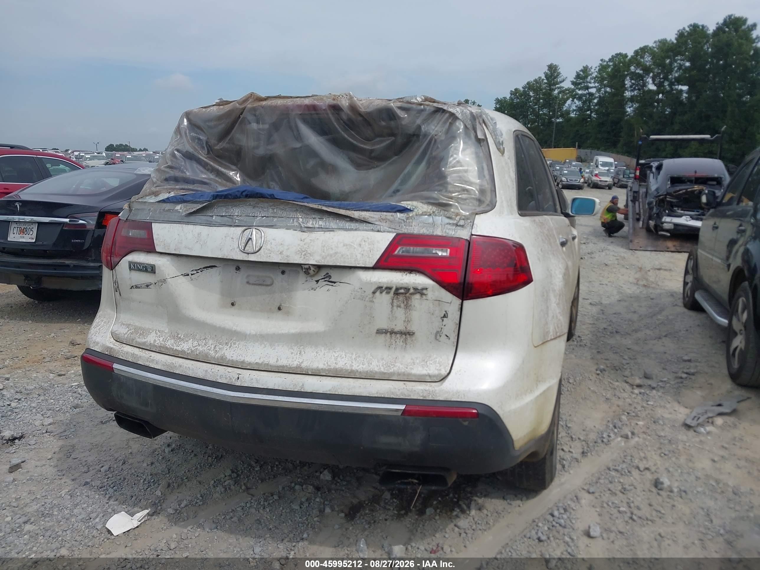 2013 Acura Mdx Technology Package Белый vin: 2HNYD2H37DH515316