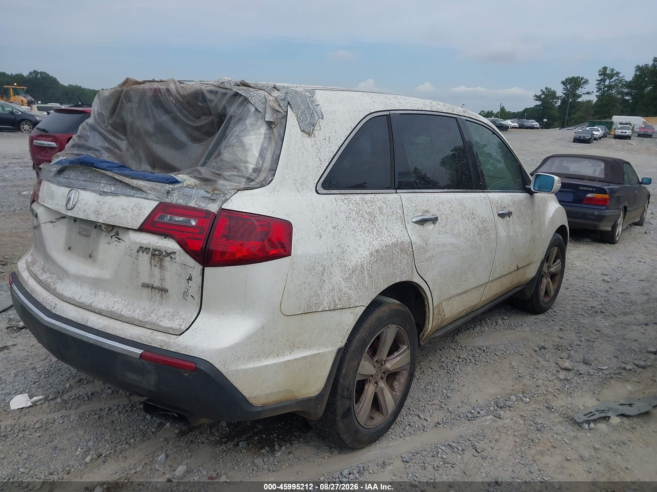 2013 Acura Mdx Technology Package Белый vin: 2HNYD2H37DH515316